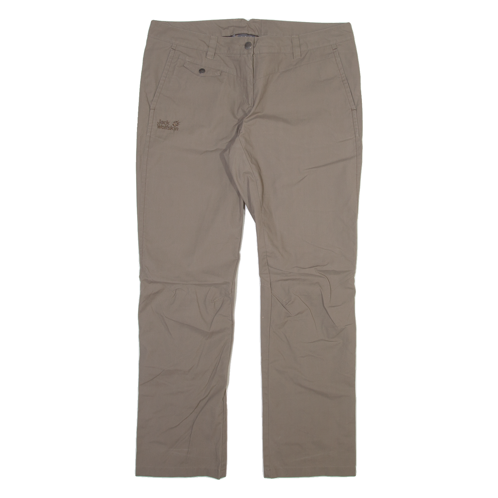 JACK WOLFSKIN Womens Trousers Beige Slim Straight W36 L31 Refurbished - N/A refurbished available on Cerqular