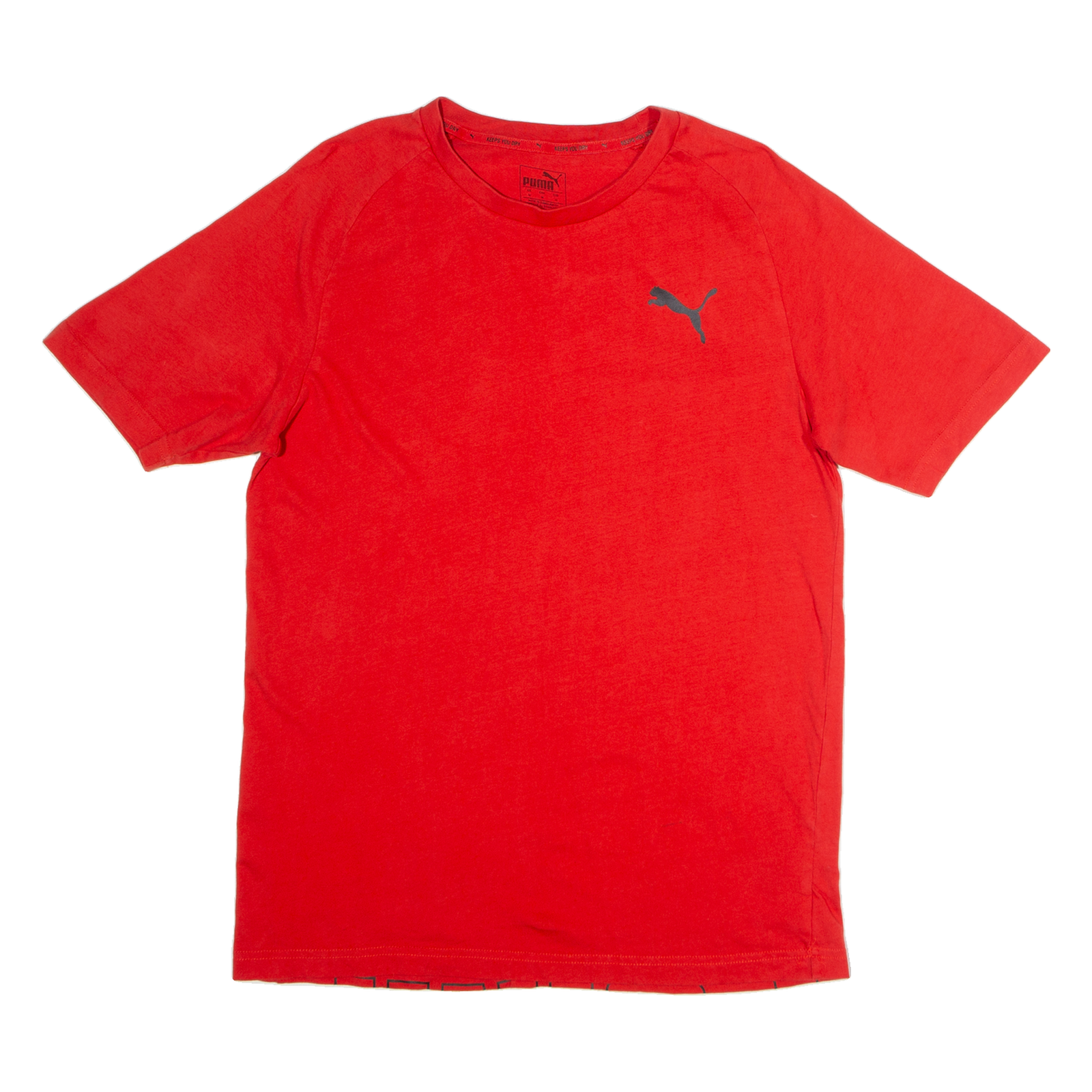 PUMA Mens T-Shirt Red Crew Neck M Refurbished - N/A refurbished available on Cerqular