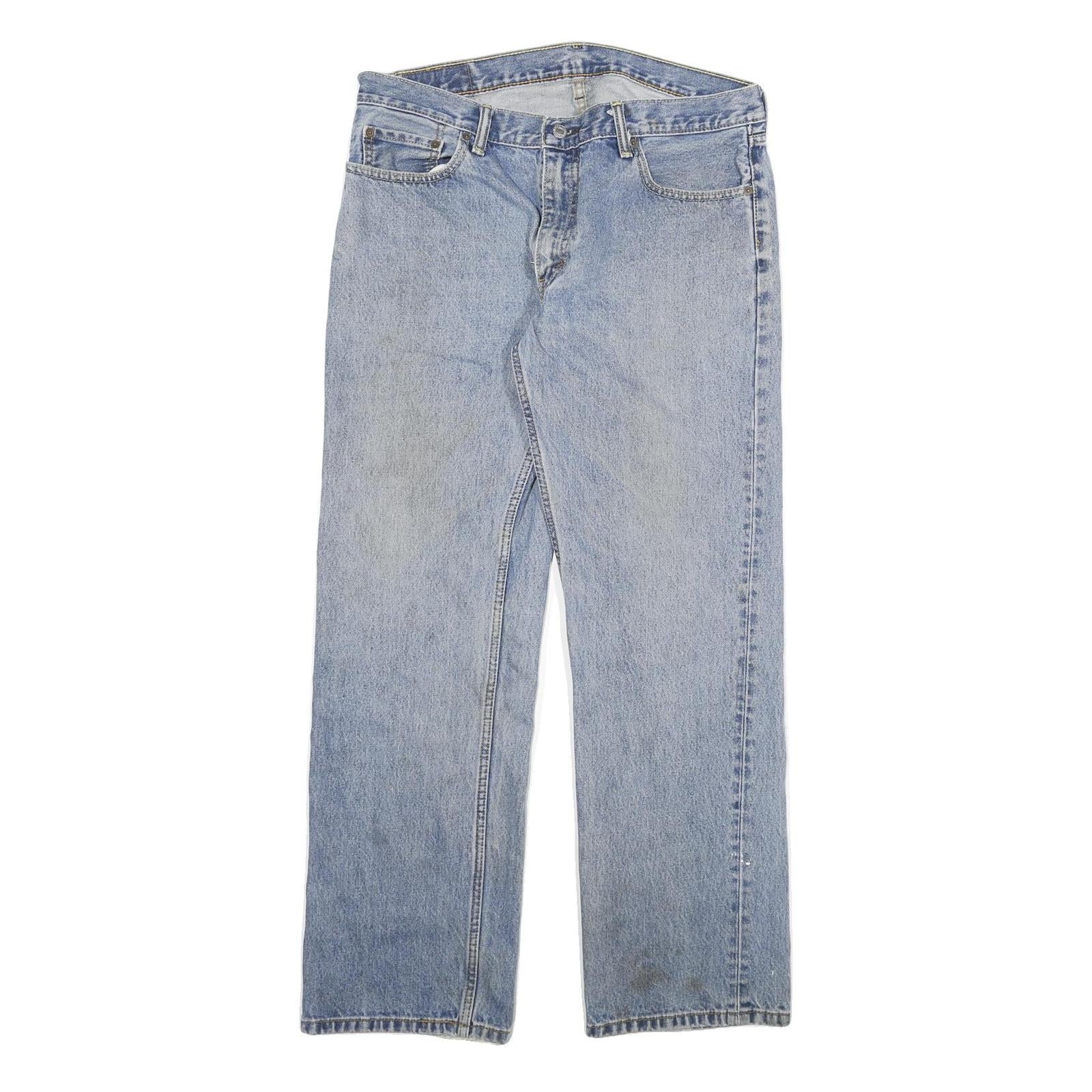 LEVI'S 559 Mens Jeans Blue Regular Straight Denim Medium W36 L32 Classic Fit Refurbished - N/A refurbished available on Cerqular