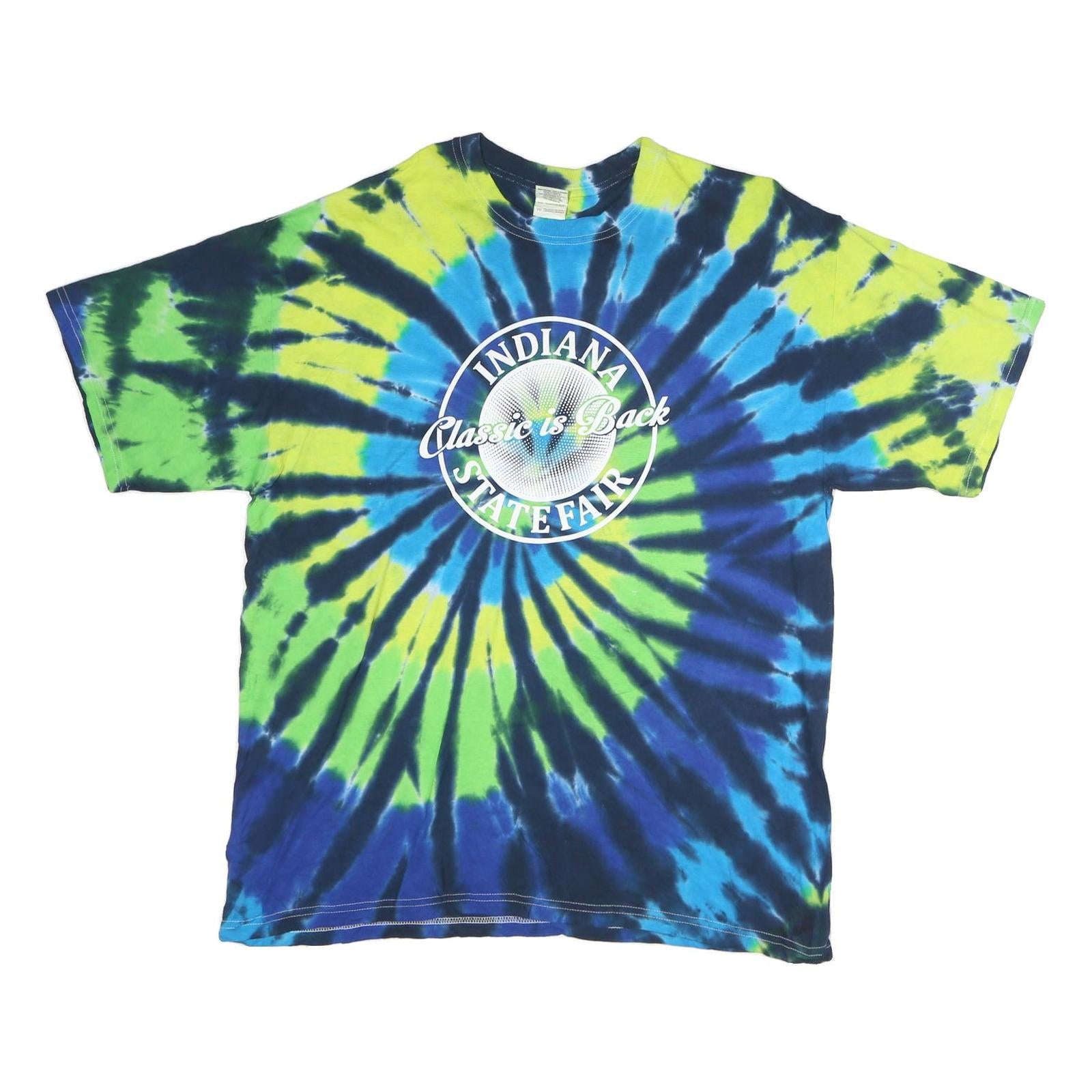 Buy GILDAN Mens Blue & Green Tie Dye Indiana State Fair Graphic T-Shirt XL Short Refurbished - $12.99 GILDAN Mens Blue & Green Tie Dye Indiana State Fair Graphic T-Shirt XL Short Refurbished - N/A refurbished available on Cerqular