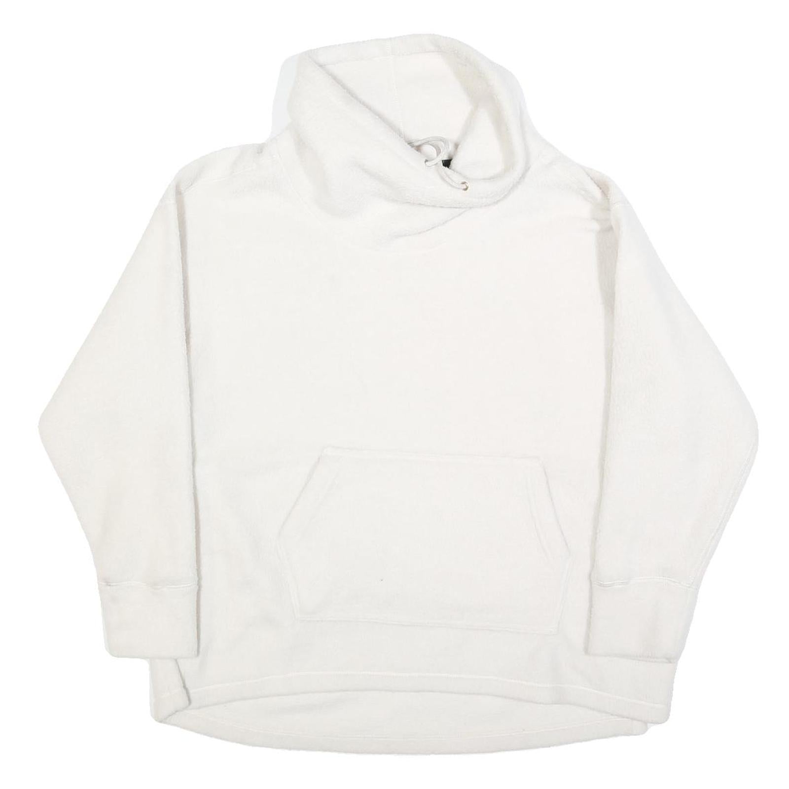 NIKE Womens White Plain Pullover Jumper Crew Neck Basic Knit XS Casual Refurbished - N/A refurbished available on Cerqular