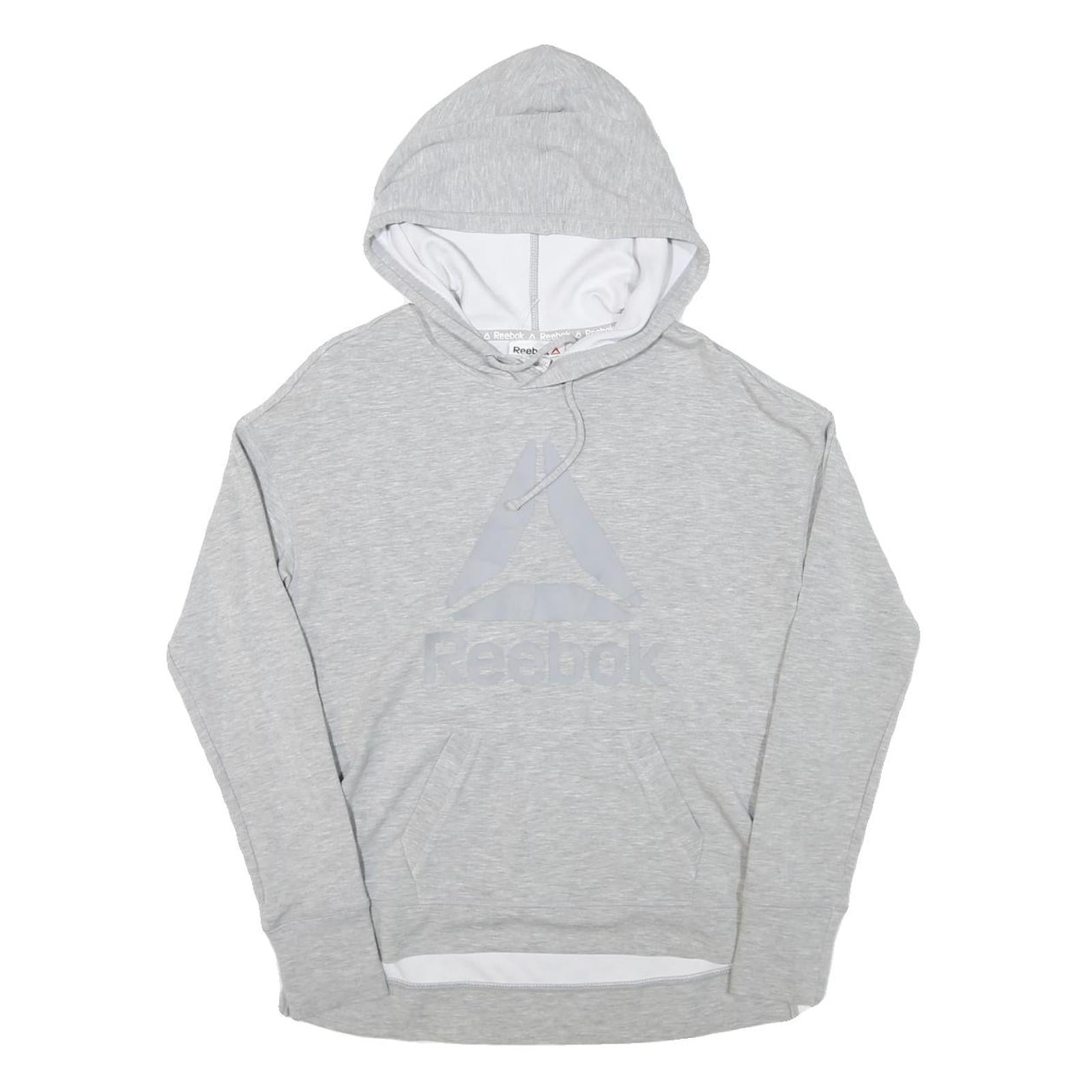 Buy REEBOK Womens Grey Hoodie XS Lightweight Logo Pullover Sweatshirt Refurbished - $33.79 REEBOK Womens Grey Hoodie XS Lightweight Logo Pullover Sweatshirt Refurbished - N/A refurbished available on Cerqular