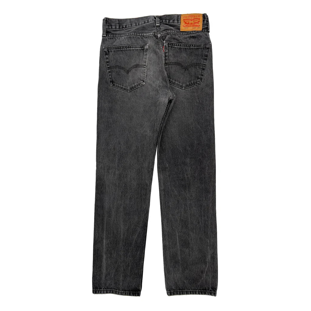 Levis 505 Jeans - 31W 30L Grey Denim Refurbished - Thrifted (note: this is a term often used to describe second- refurbished available on Cerqular
