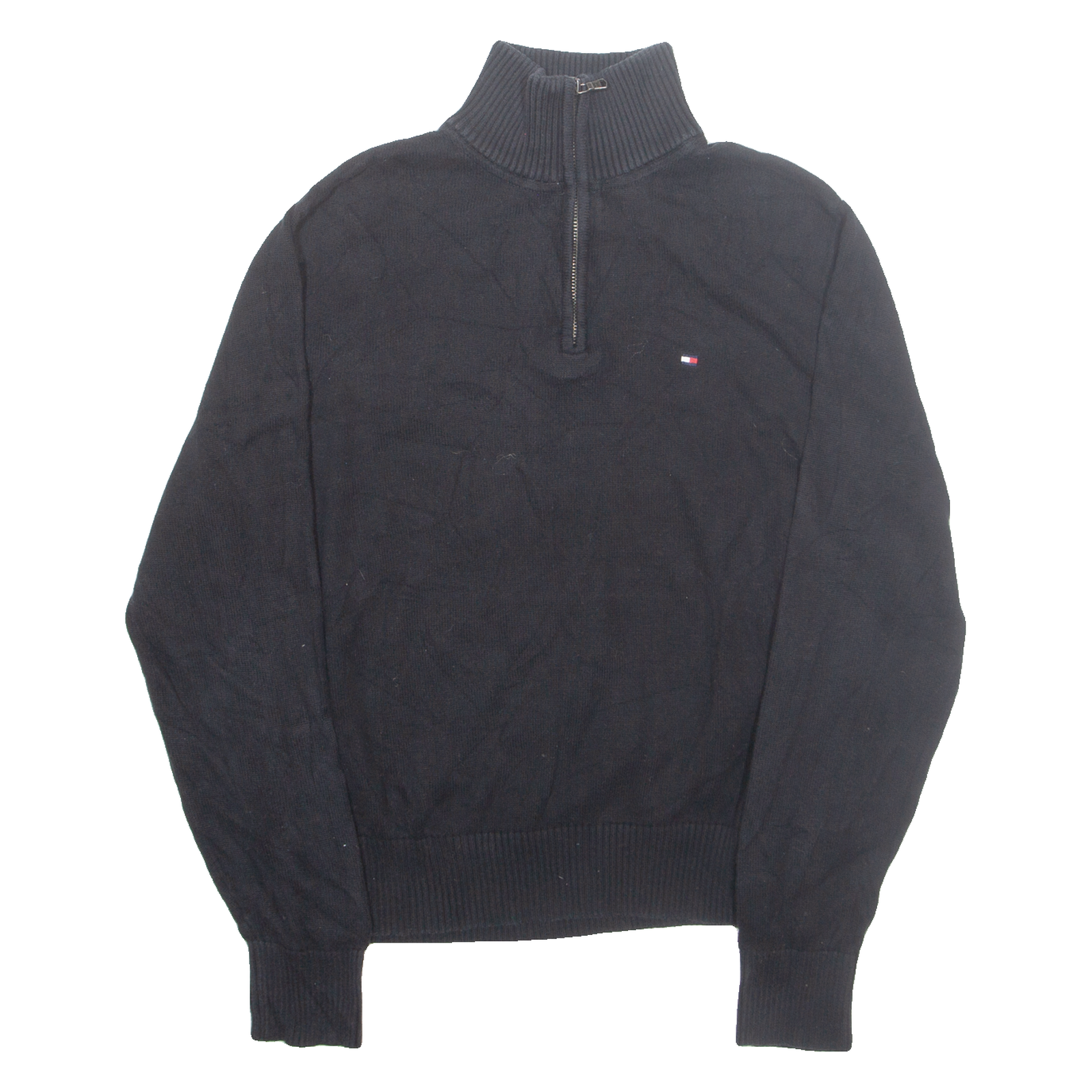 Buy TOMMY HILFIGER Mens Jumper Blue 1/4 Zip Tight Knit S Refurbished - $42.89 TOMMY HILFIGER Mens Jumper Blue 1/4 Zip Tight Knit S Refurbished - N/A refurbished available on Cerqular