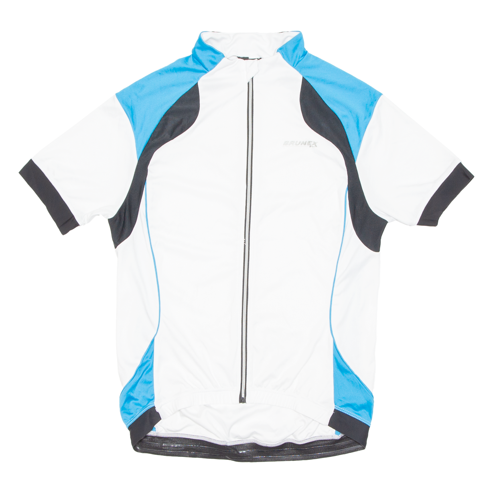 BRUNEX Cycling Mens Jersey Blue Full Zip L Refurbished - N/A refurbished available on Cerqular