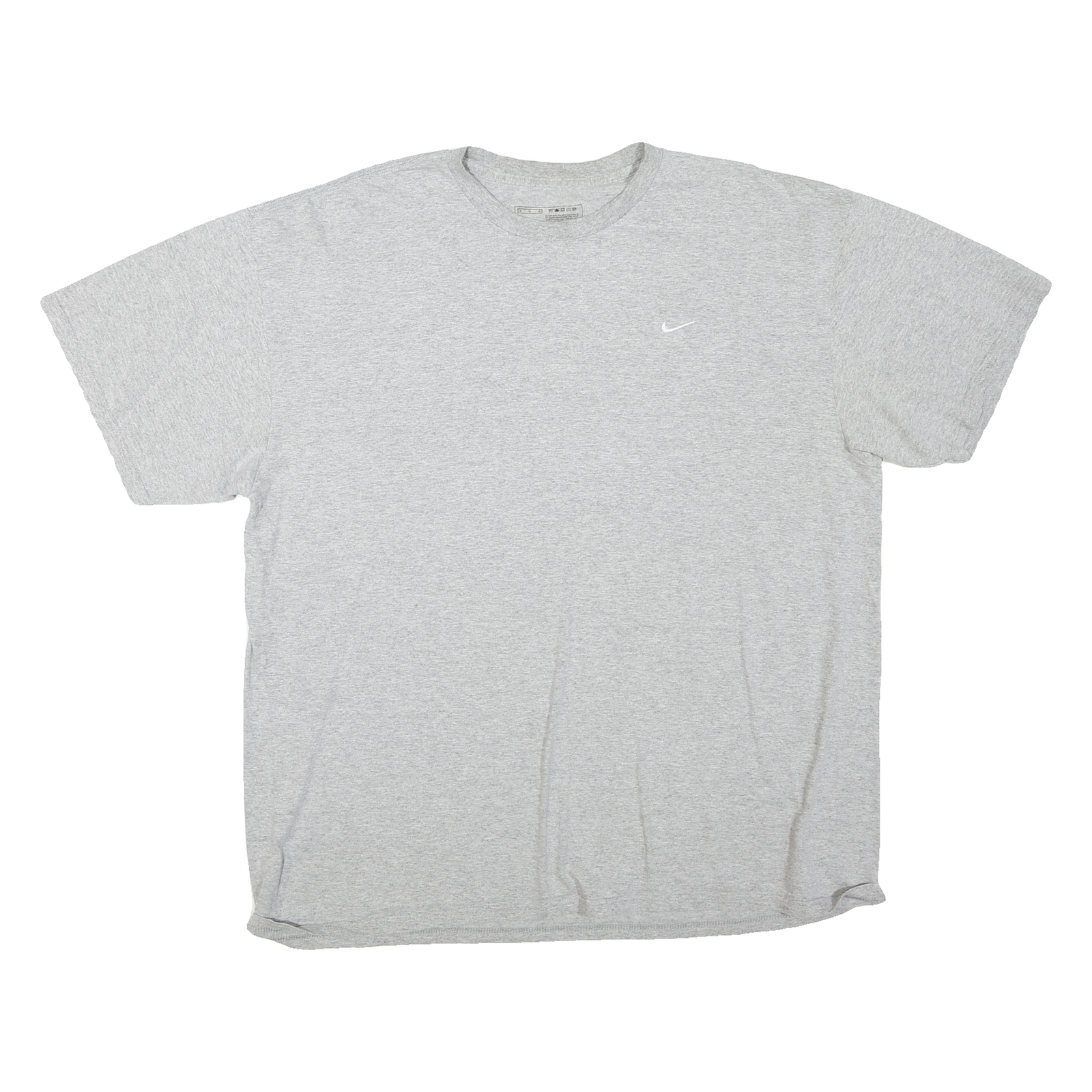 NIKE Mens Grey Classic Cotton Blend T-Shirt L Short Sleeve Crew Neck Casual Refurbished - N/A refurbished available on Cerqular