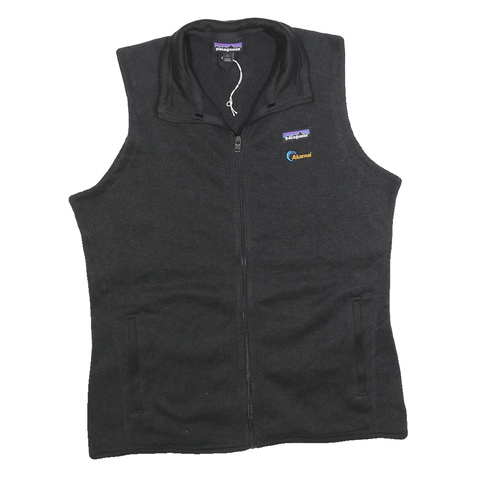 PATAGONIA Womens Black Jacket L Polyester Zip Vest Outdoor Casual Layering Refurbished - N/A refurbished available on Cerqular