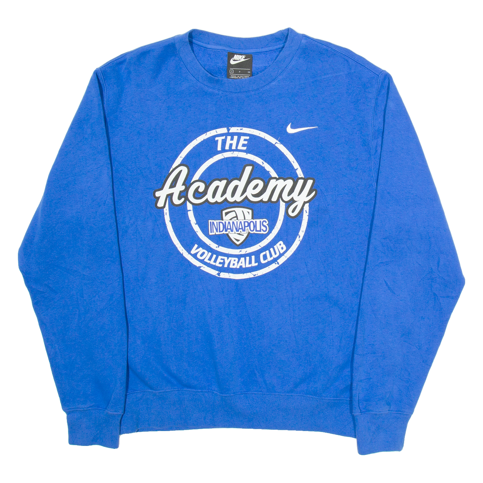 NIKE Indianapolis Volleyball Club Mens Sweatshirt Blue USA S Refurbished - N/A refurbished available on Cerqular