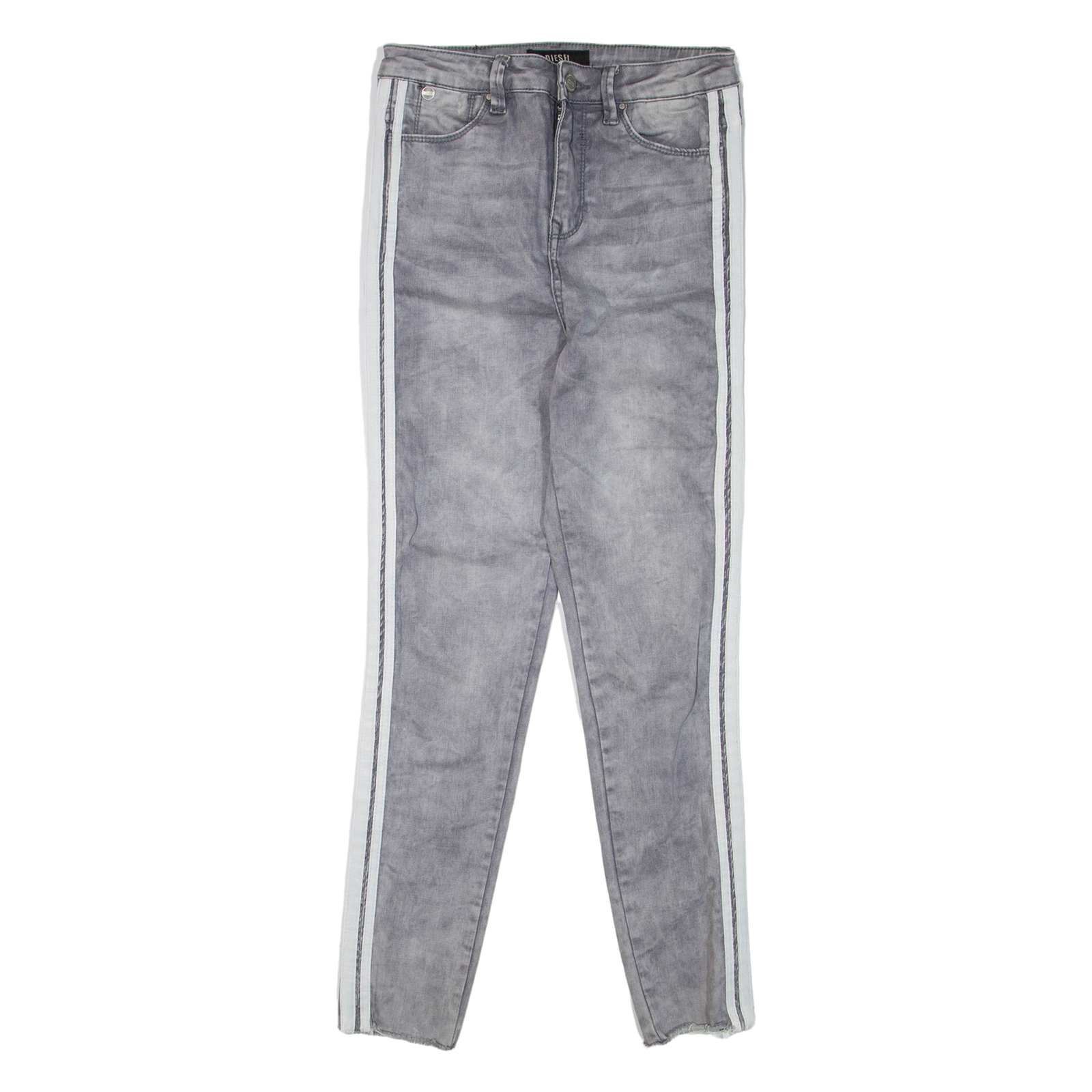 DIESEL Womens Jeans Grey Regular Skinny W26 L27 Refurbished - N/A refurbished available on Cerqular