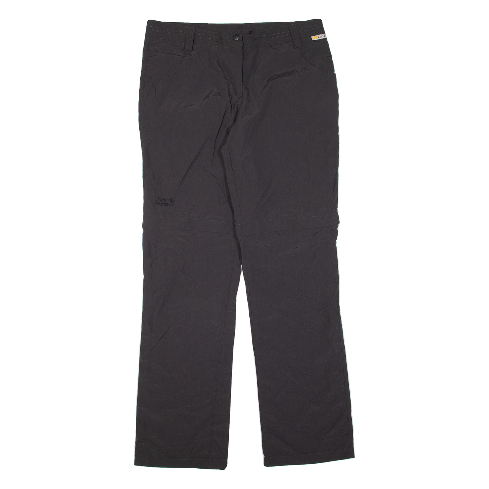 JACK WOLFSKIN Outdoor Womens Trousers Black Regular Straight W32 L30 Refurbished - N/A refurbished available on Cerqular