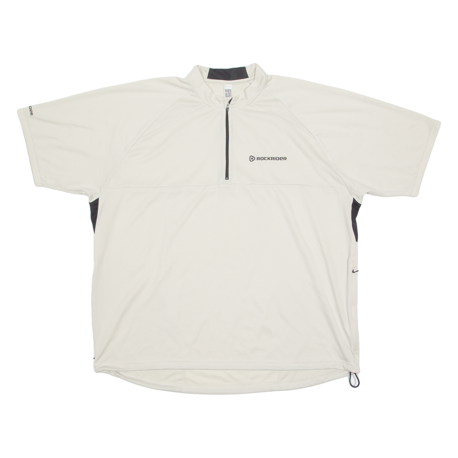 ROCKRIDER DECATHLON Mens Jersey Beige 1/4 Zip 3XL Refurbished - N/A refurbished available on Cerqular