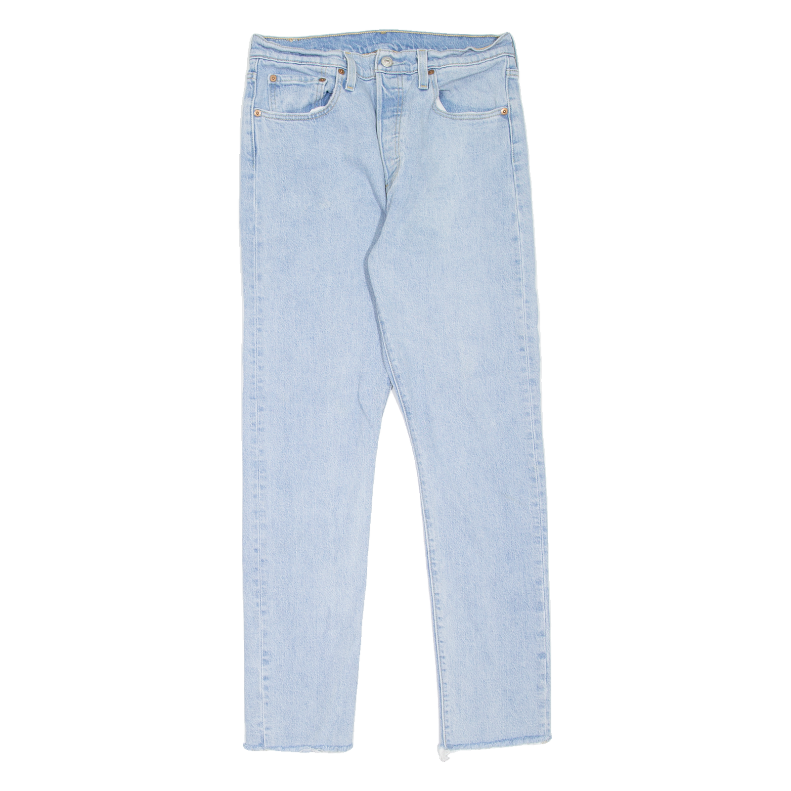 LEVI'S 501S Jeans Womens Blue Skinny Straight Stone Wash W29 L30 Refurbished - N/A refurbished available on Cerqular