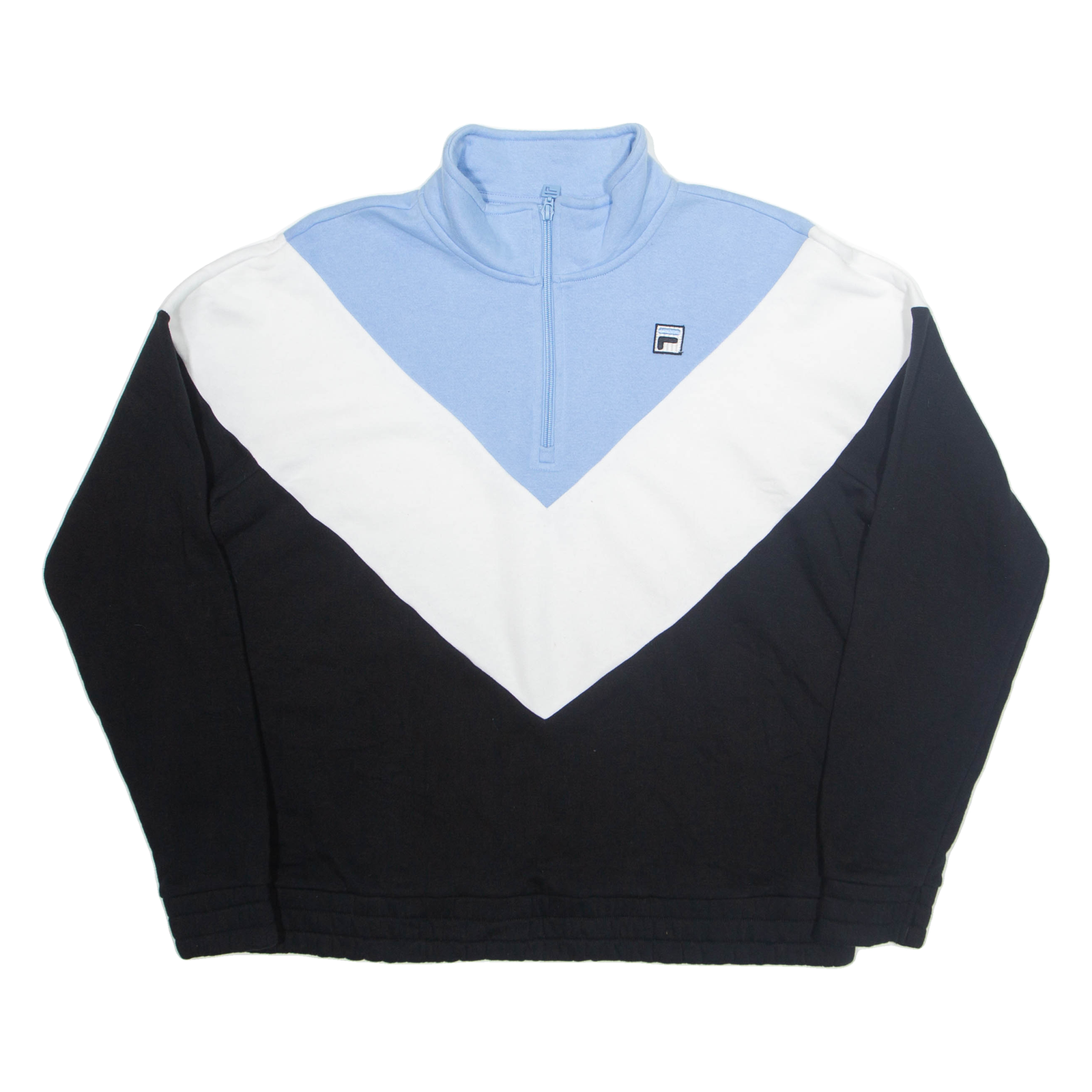 FILA Mens Sweatshirt Black 1/4 Zip XL Refurbished - N/A refurbished available on Cerqular