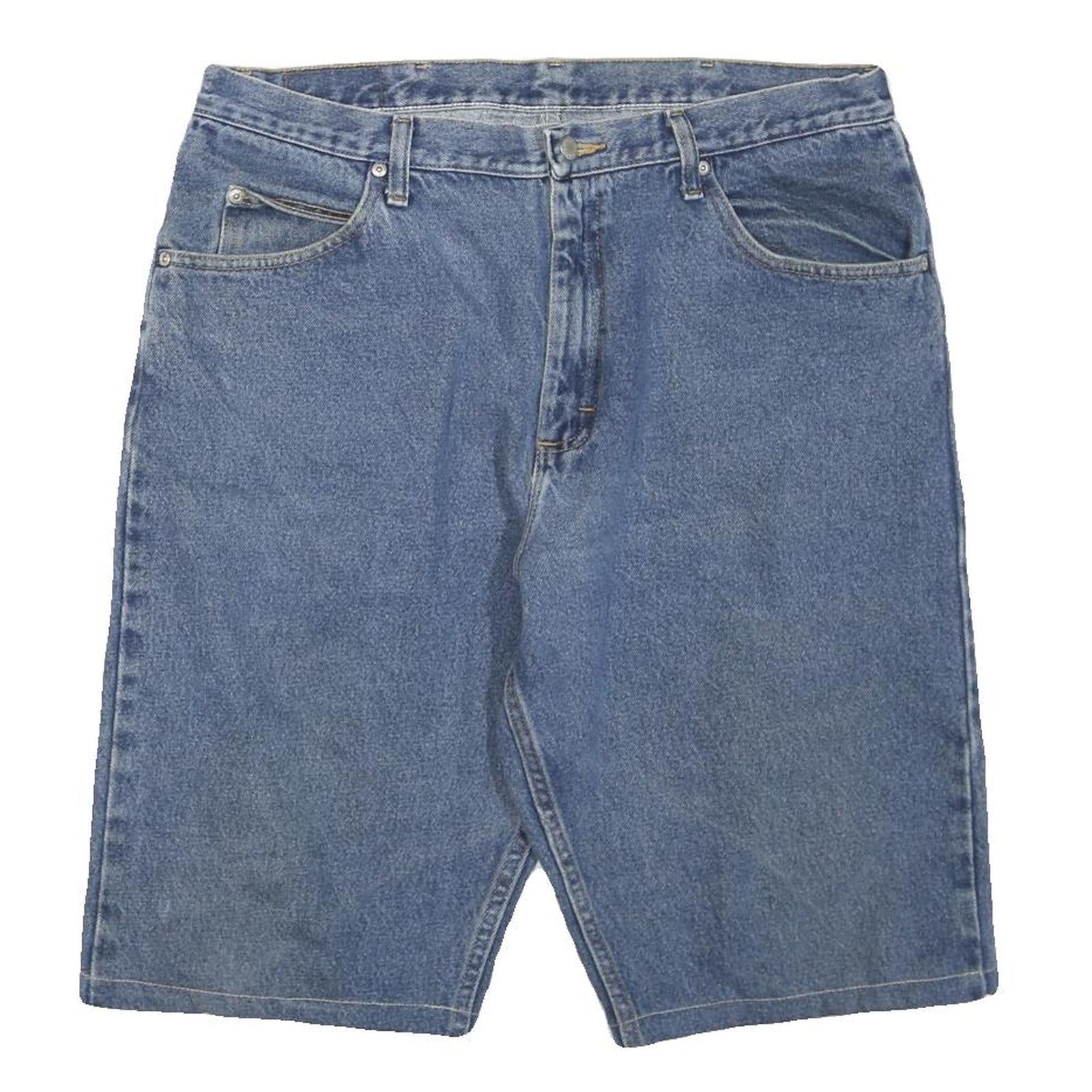 Buy WRANGLER Mens Denim Blue Casual Shorts L W36 Cotton Blend Relaxed Fit Refurbished - $25.99 WRANGLER Mens Denim Blue Casual Shorts L W36 Cotton Blend Relaxed Fit Refurbished - N/A refurbished available on Cerqular