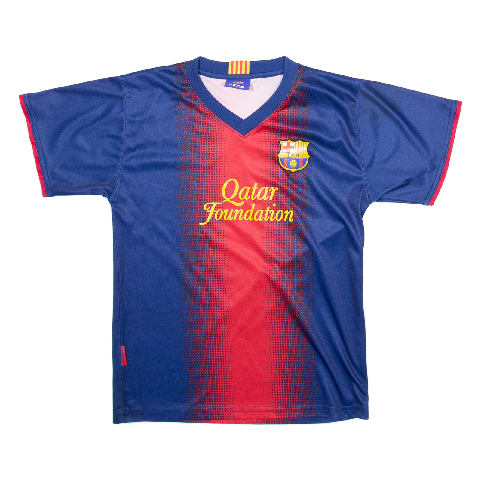 FCB Fc Barcelona Mens Football Shirt Jersey Blue V-Neck XS Refurbished - N/A refurbished available on Cerqular