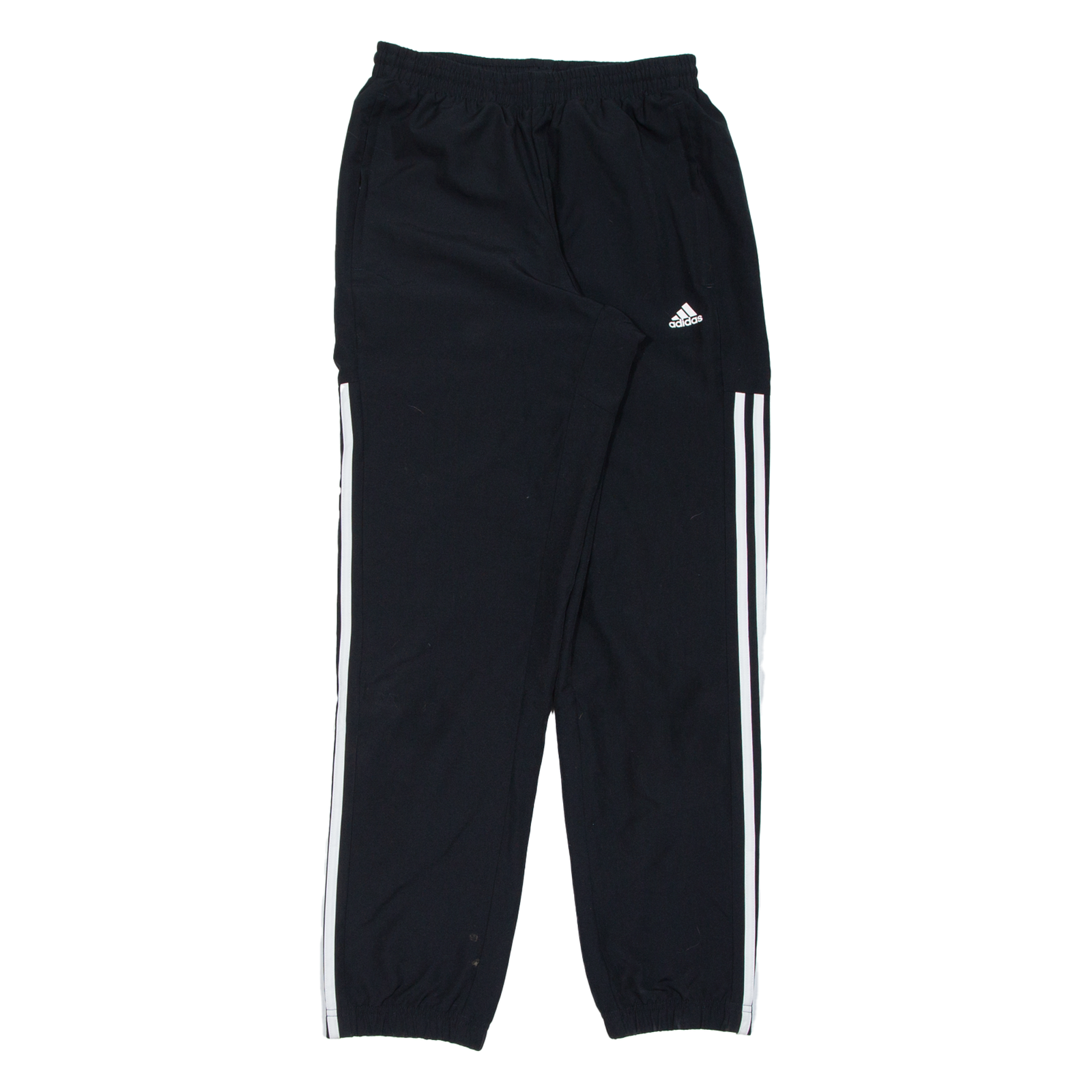 ADIDAS Mens Track Pants Black Tapered S W26 L30 Refurbished - N/A refurbished available on Cerqular