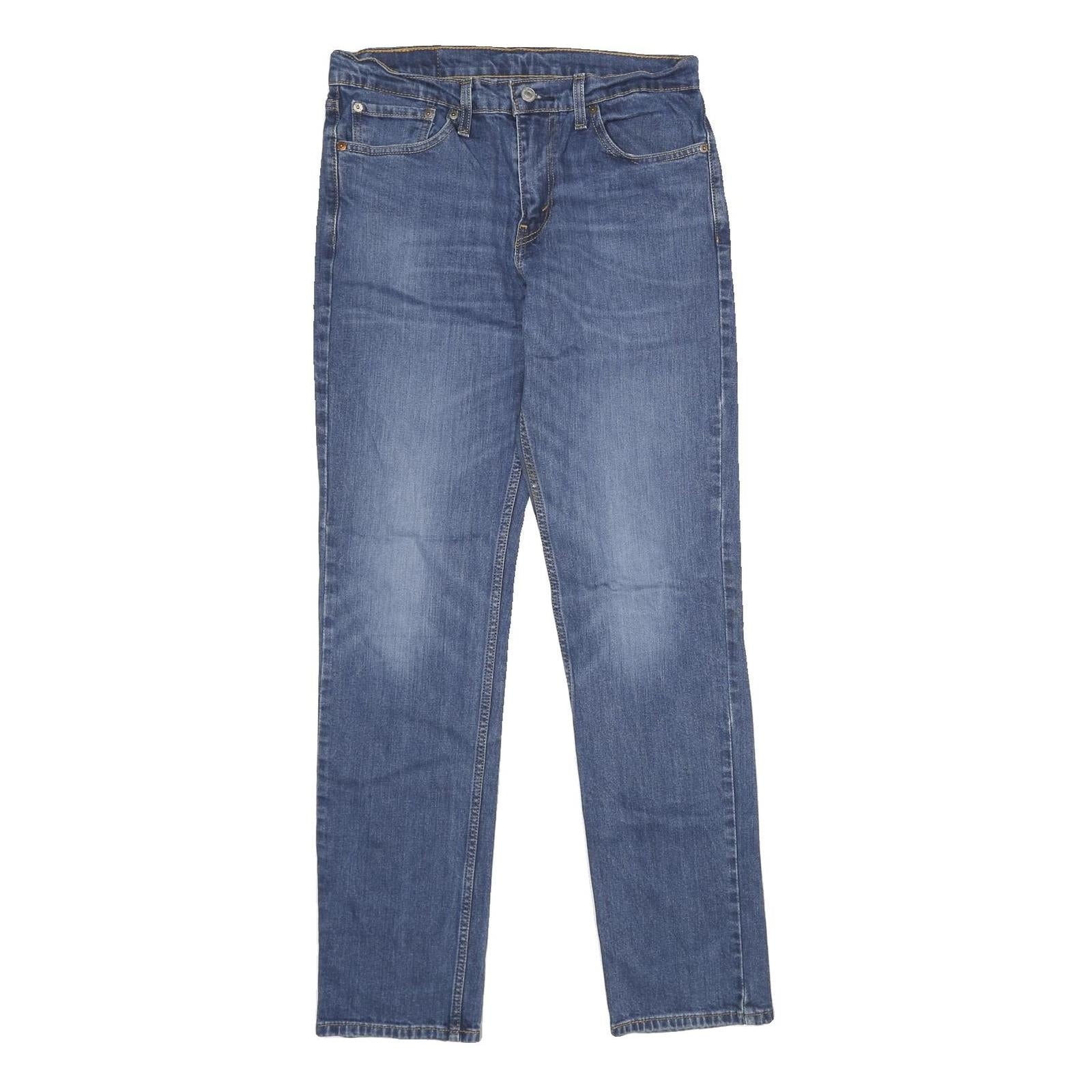 LEVI'S 511 Slim Mens Jeans Blue Slim Skinny Denim Medium W32 L34 Classic Fit Zip Refurbished - N/A refurbished available on Cerqular