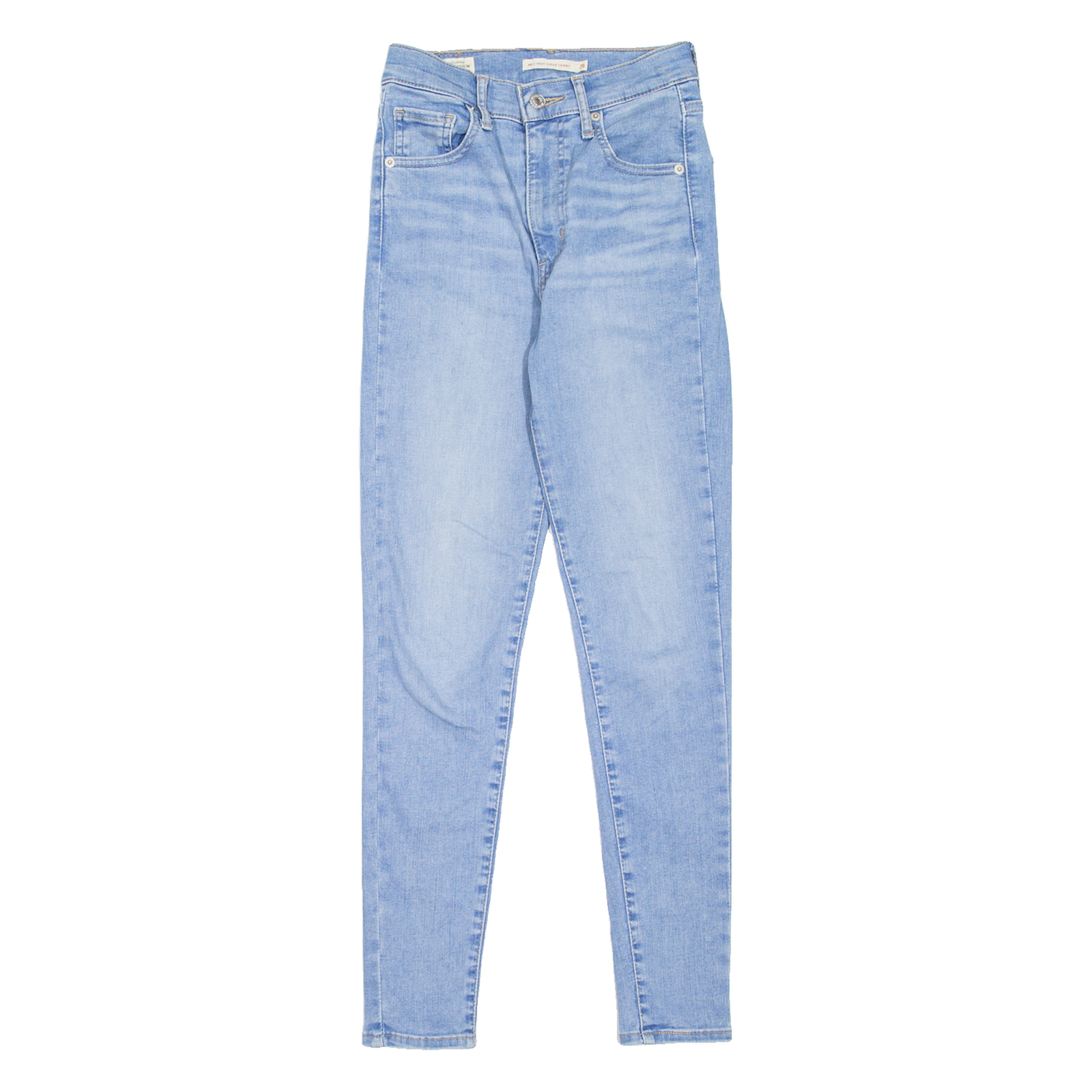 LEVI'S Mile High BIG E Womens Jeans Blue Slim Skinny Stone Wash W26 L28 Refurbished - N/A refurbished available on Cerqular