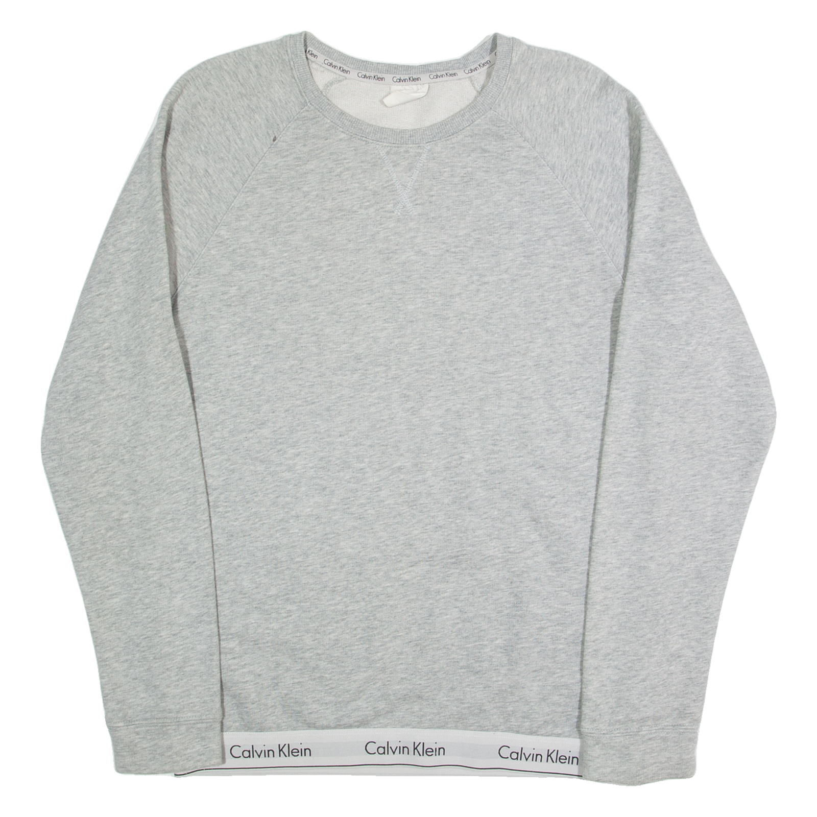 CALVIN KLEIN Mens Sweatshirt Grey S Refurbished - N/A refurbished available on Cerqular