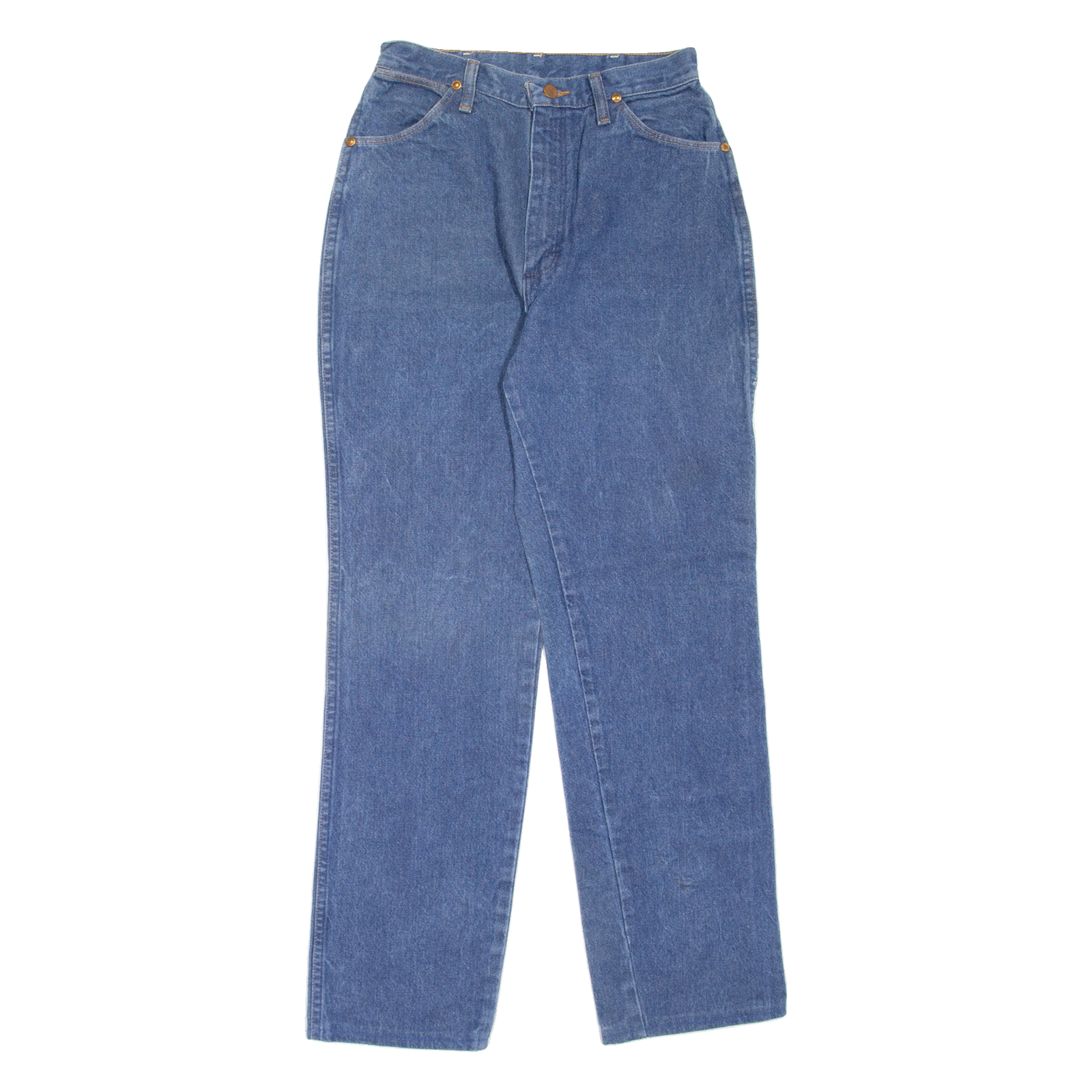 WRANGLER Womens Jeans Blue Regular Mom W26 L30 Refurbished - N/A refurbished available on Cerqular