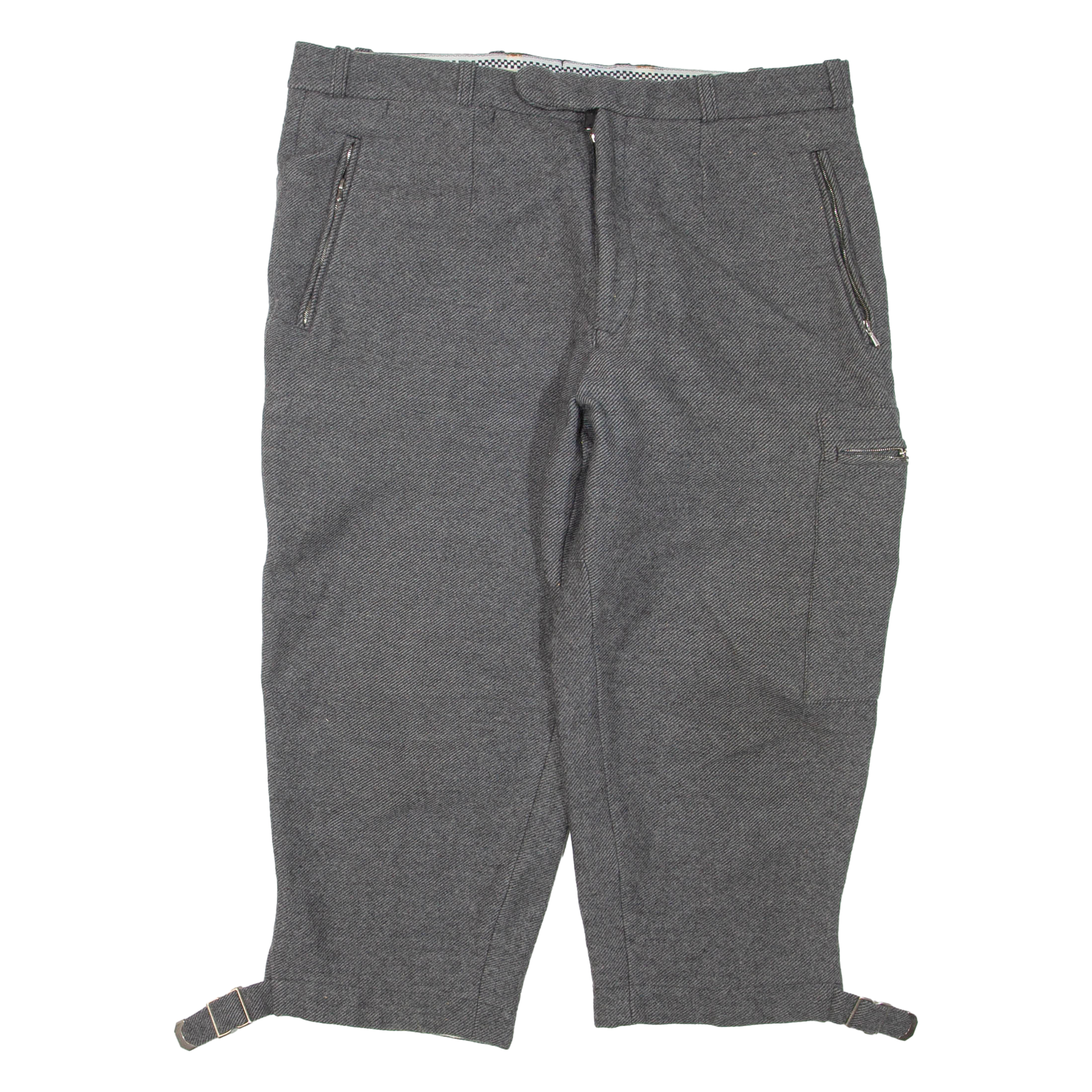 Womens Trousers Grey Regular Tapered Wool W34 L22 Refurbished - N/A refurbished available on Cerqular