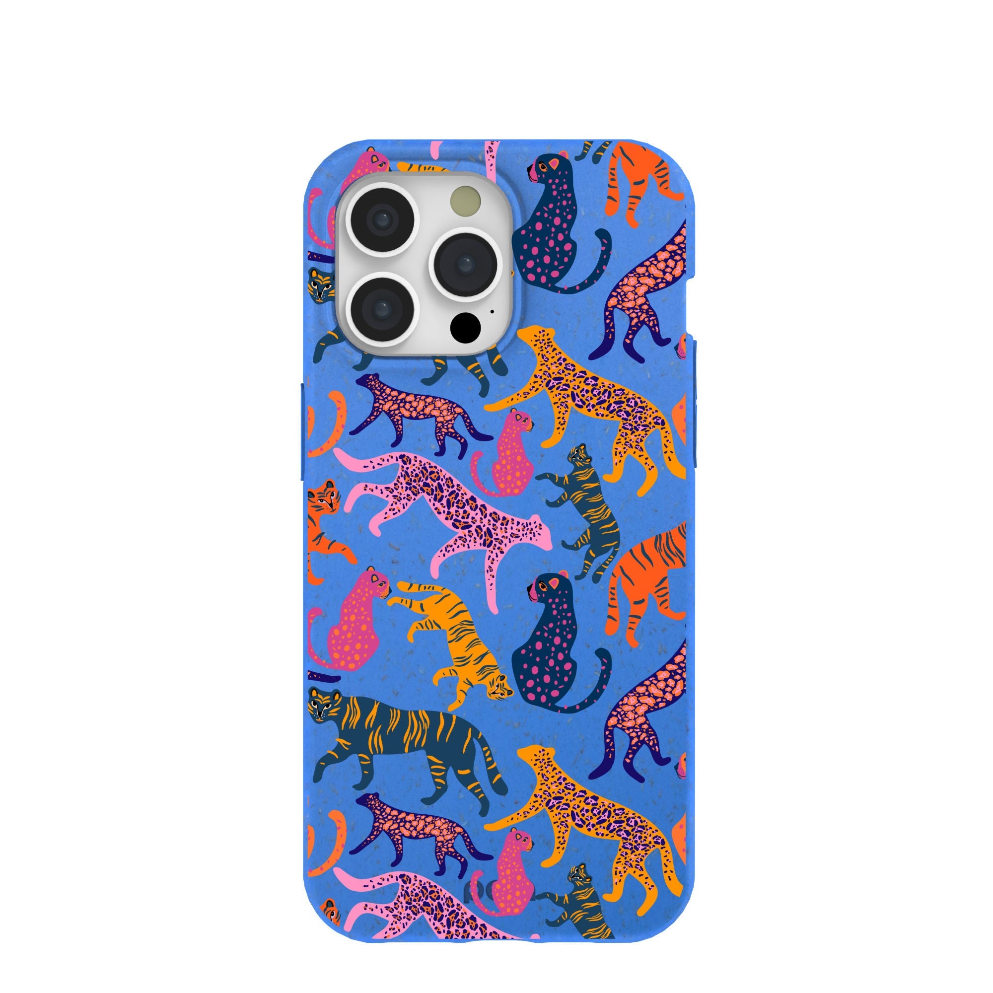 Buy Electric Blue Jungle Cat iPhone 15 Pro Max Case Refurbished - $65.00 Electric Blue Jungle Cat iPhone 15 Pro Max Case Refurbished - Pela Case refurbished available on Cerqular
