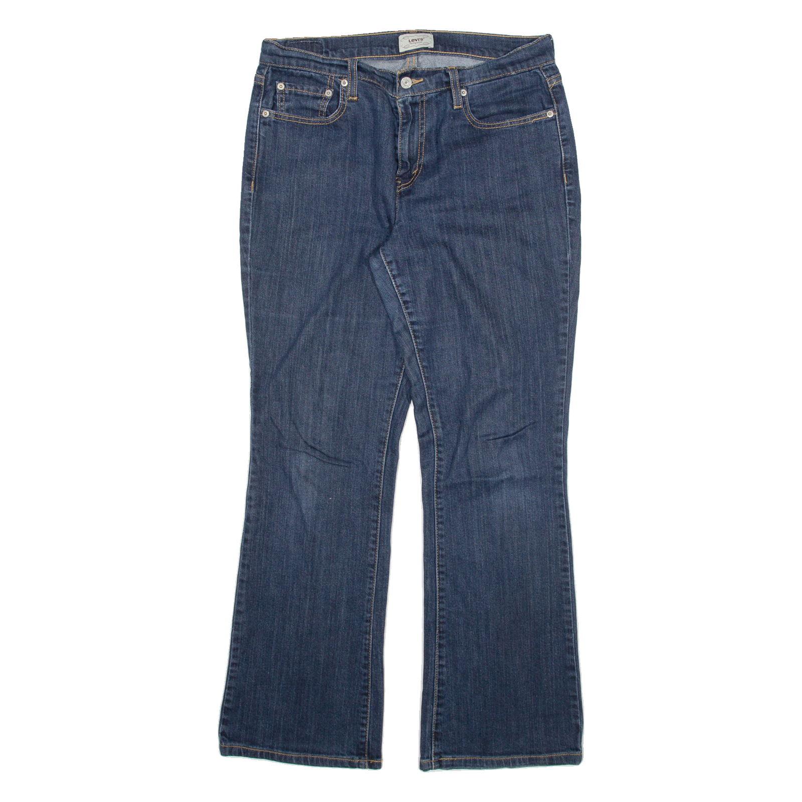 LEVI'S Womens Jeans Blue Regular Bootcut W30 L30 Refurbished - N/A refurbished available on Cerqular