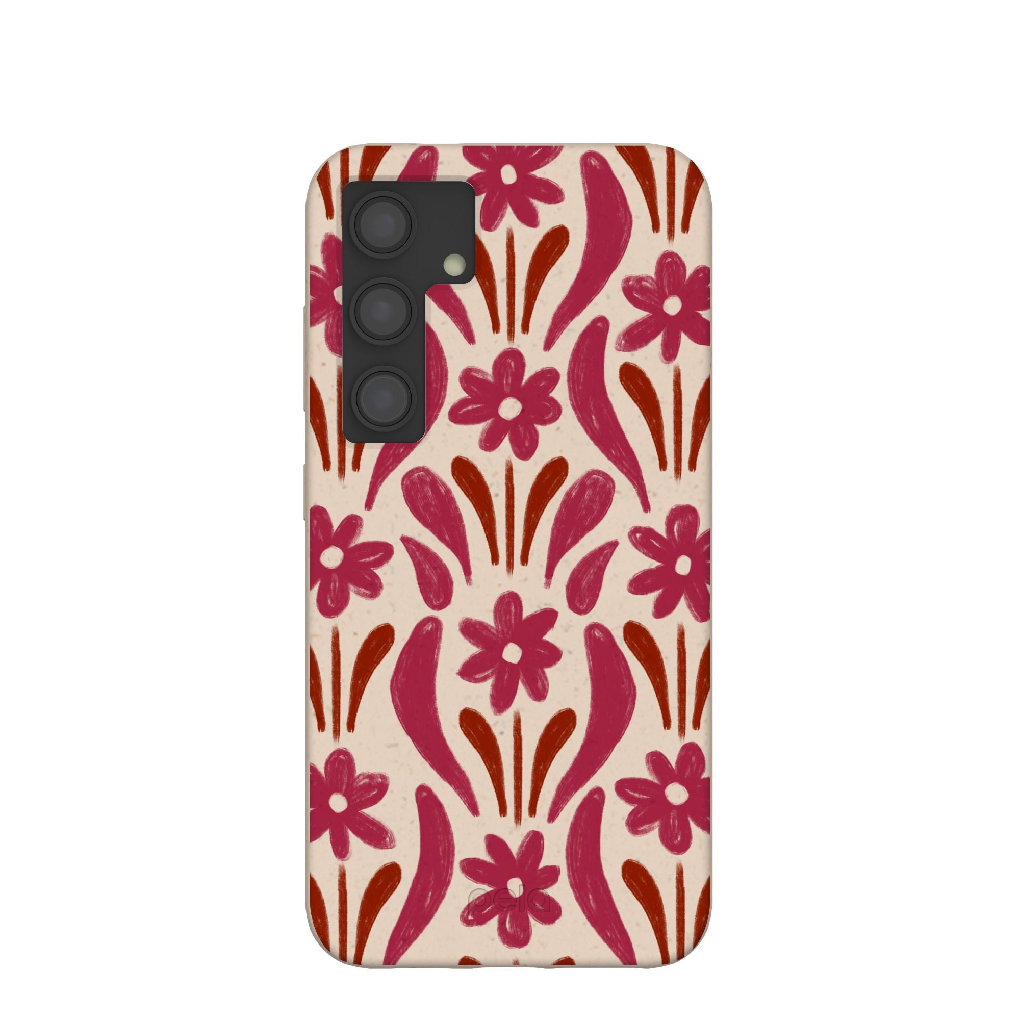 Seashell Flower Stack Samsung Galaxy S24 Case Refurbished - Pela Case refurbished available on Cerqular