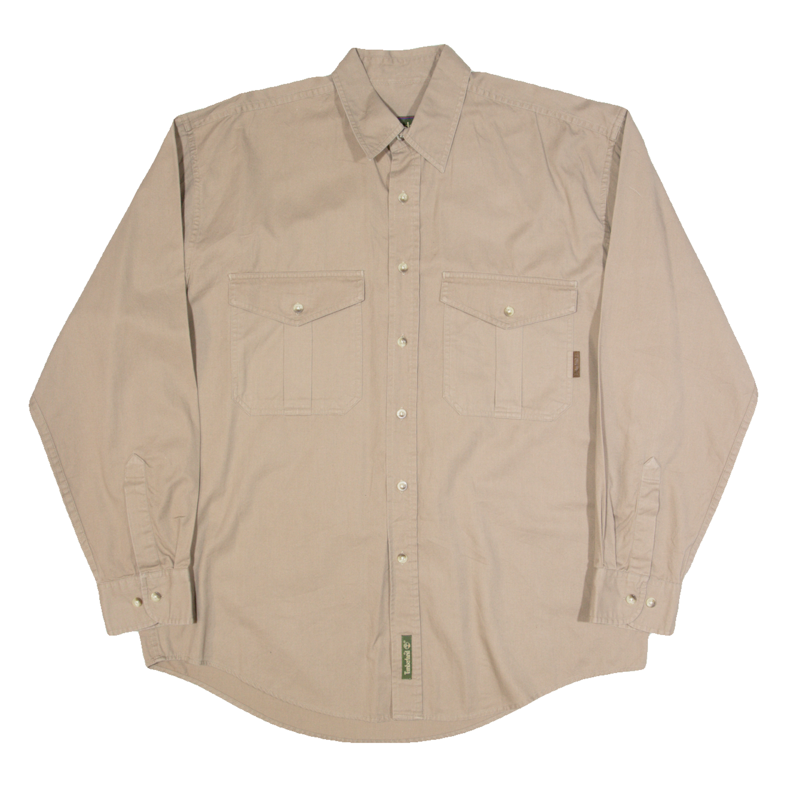 TIMBERLAND Weathergear Mens Plain Shirt Brown Long Sleeve S Refurbished - N/A refurbished available on Cerqular