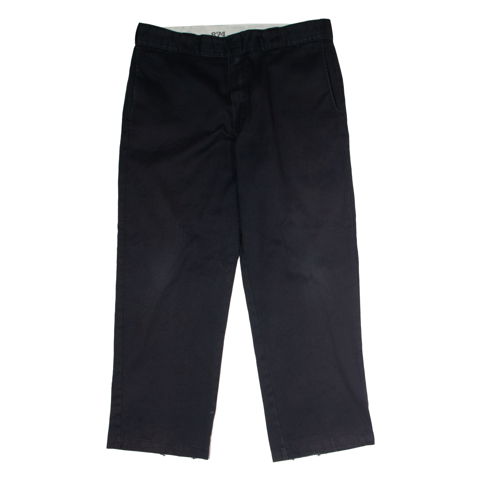 DICKIES 874 Workwear Mens Twill Trousers Black Classic Straight W38 L28 Refurbished - N/A refurbished available on Cerqular