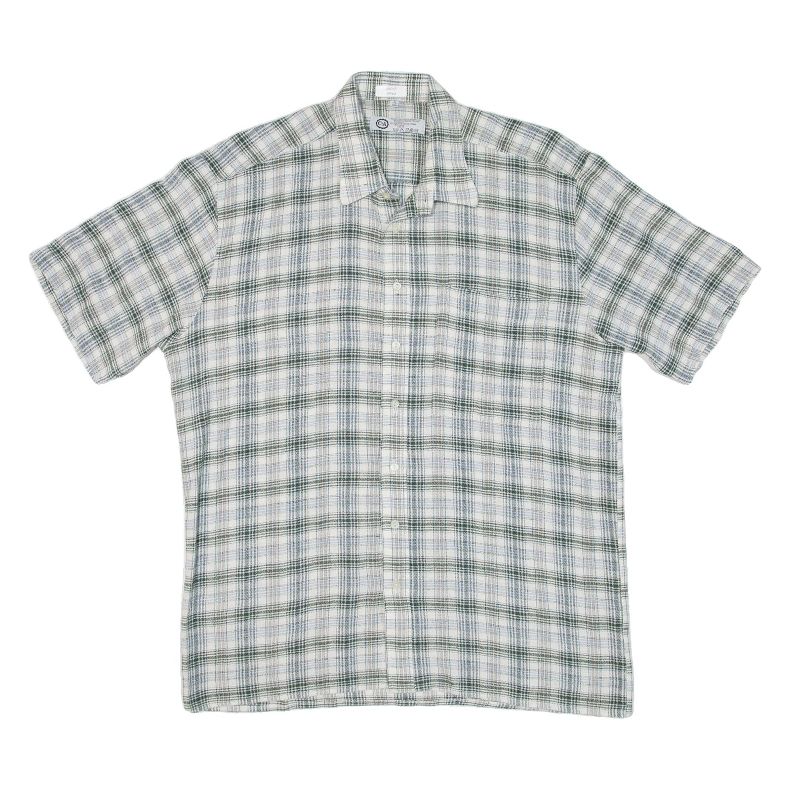 Mens Shirt Green Check XL Refurbished - N/A refurbished available on Cerqular