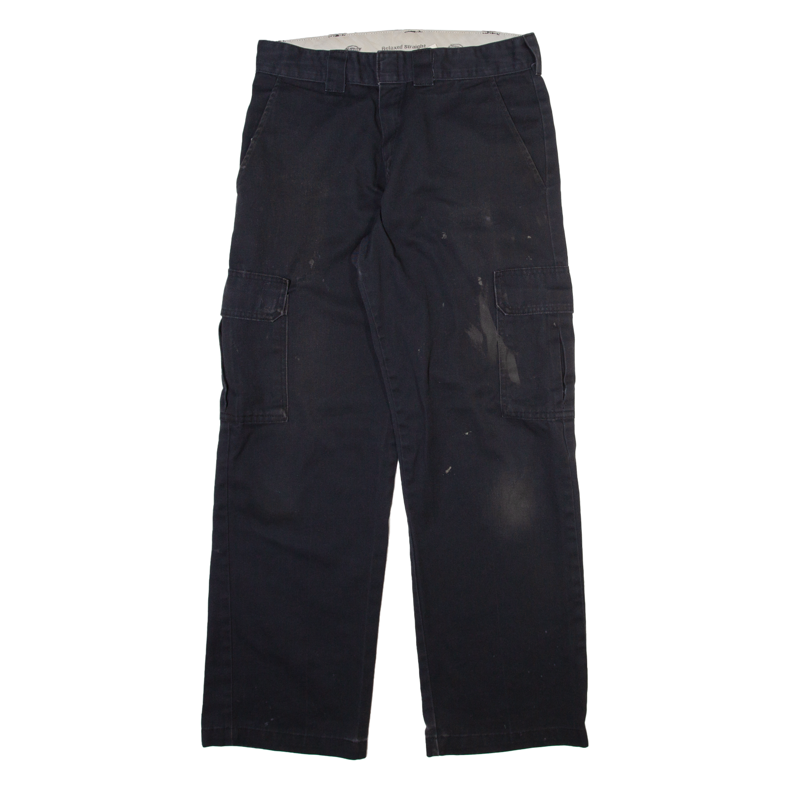 DICKIES Cargo Mens Trousers Black Relaxed Straight W32 L32 Refurbished - N/A refurbished available on Cerqular