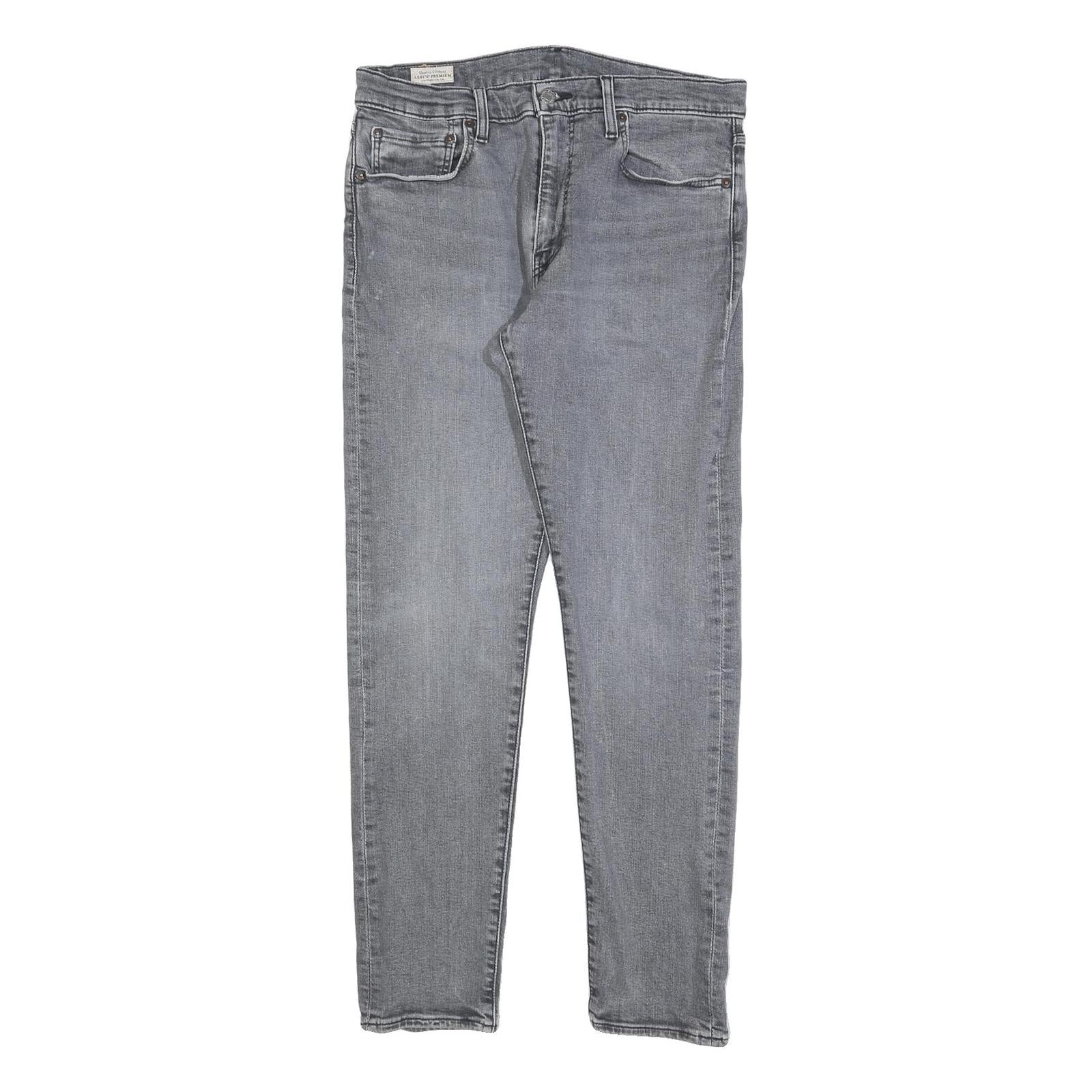 LEVI'S 512 Big E Mens Slim Grey Denim Jeans W32 L32 Classic Zip Closure Refurbished - N/A refurbished available on Cerqular