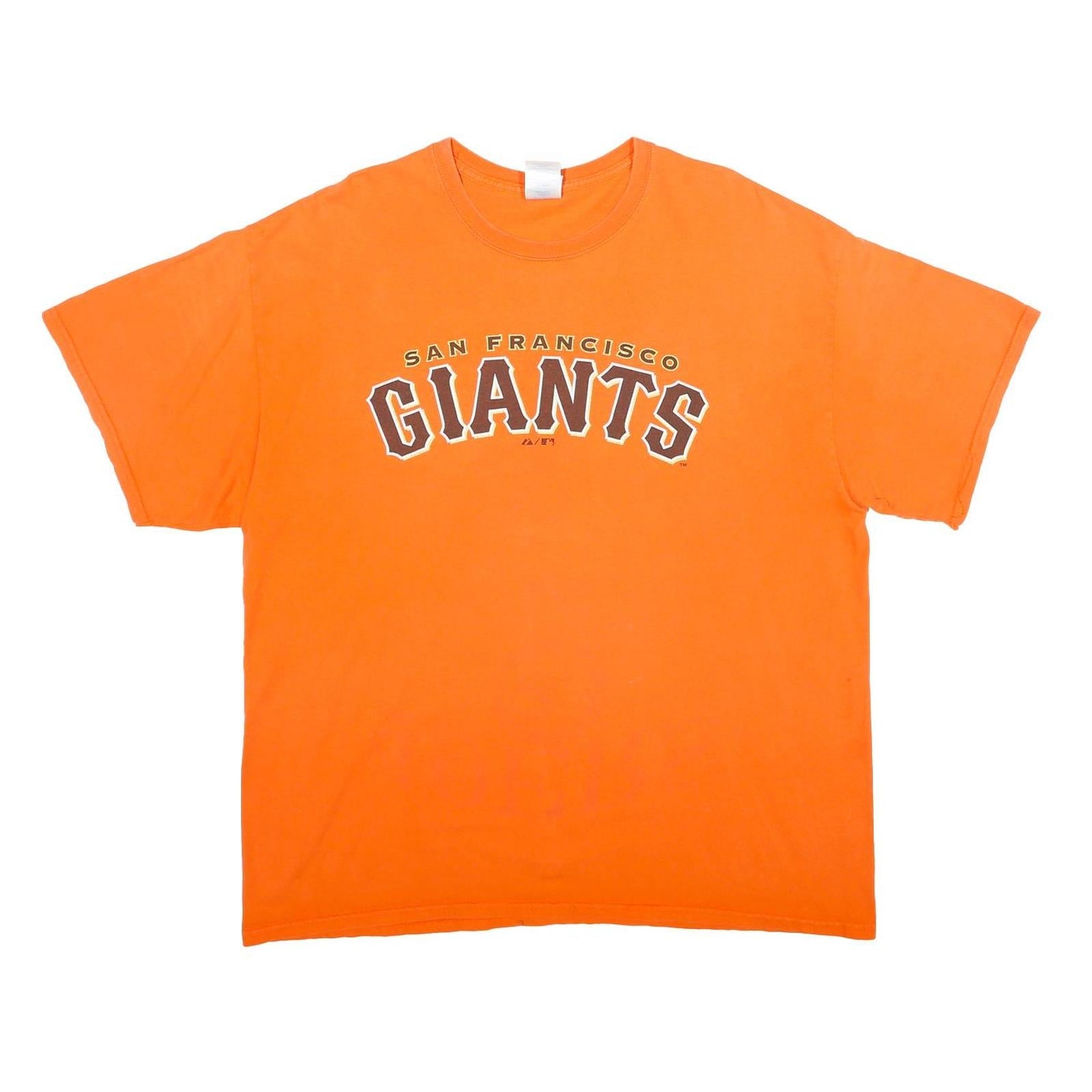 GILDAN Mens Orange San Francisco Giants Graphic T-Shirt XL Short Sleeve Crew Refurbished - N/A refurbished available on Cerqular