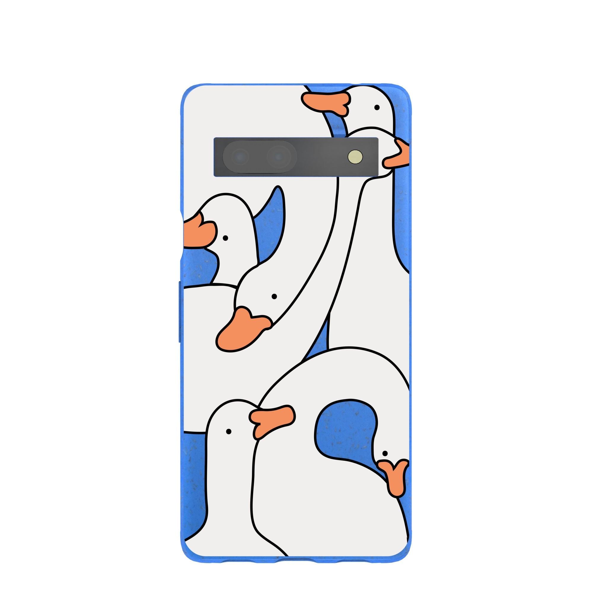 Electric Blue Silly Goose Google Pixel 7a Case Refurbished - Pela Case refurbished available on Cerqular