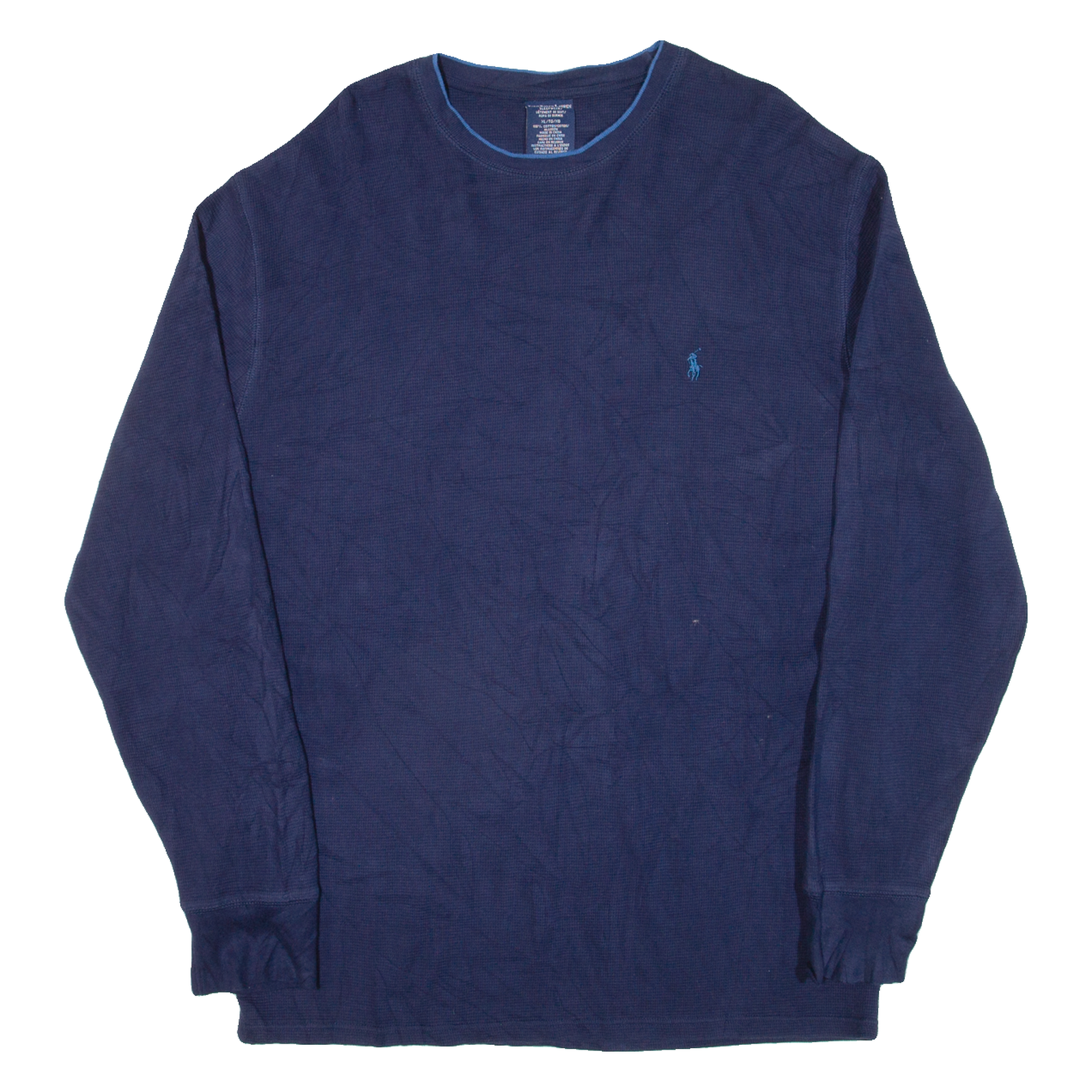 Buy POLO RALPH LAUREN Sleepwear Mens Jumper Blue Waffle Knit XL Refurbished - $57.19 POLO RALPH LAUREN Sleepwear Mens Jumper Blue Waffle Knit XL Refurbished - N/A refurbished available on Cerqular