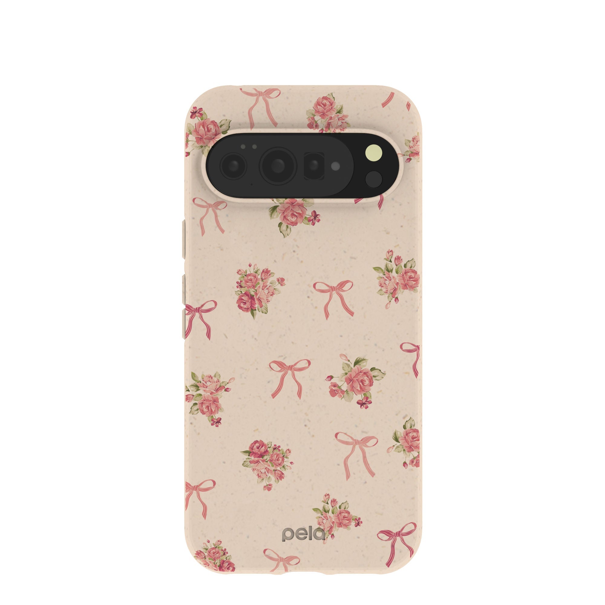 Seashell Roses and Bows Google Pixel 10 Pro XL Case Refurbished - Pela Case refurbished available on Cerqular