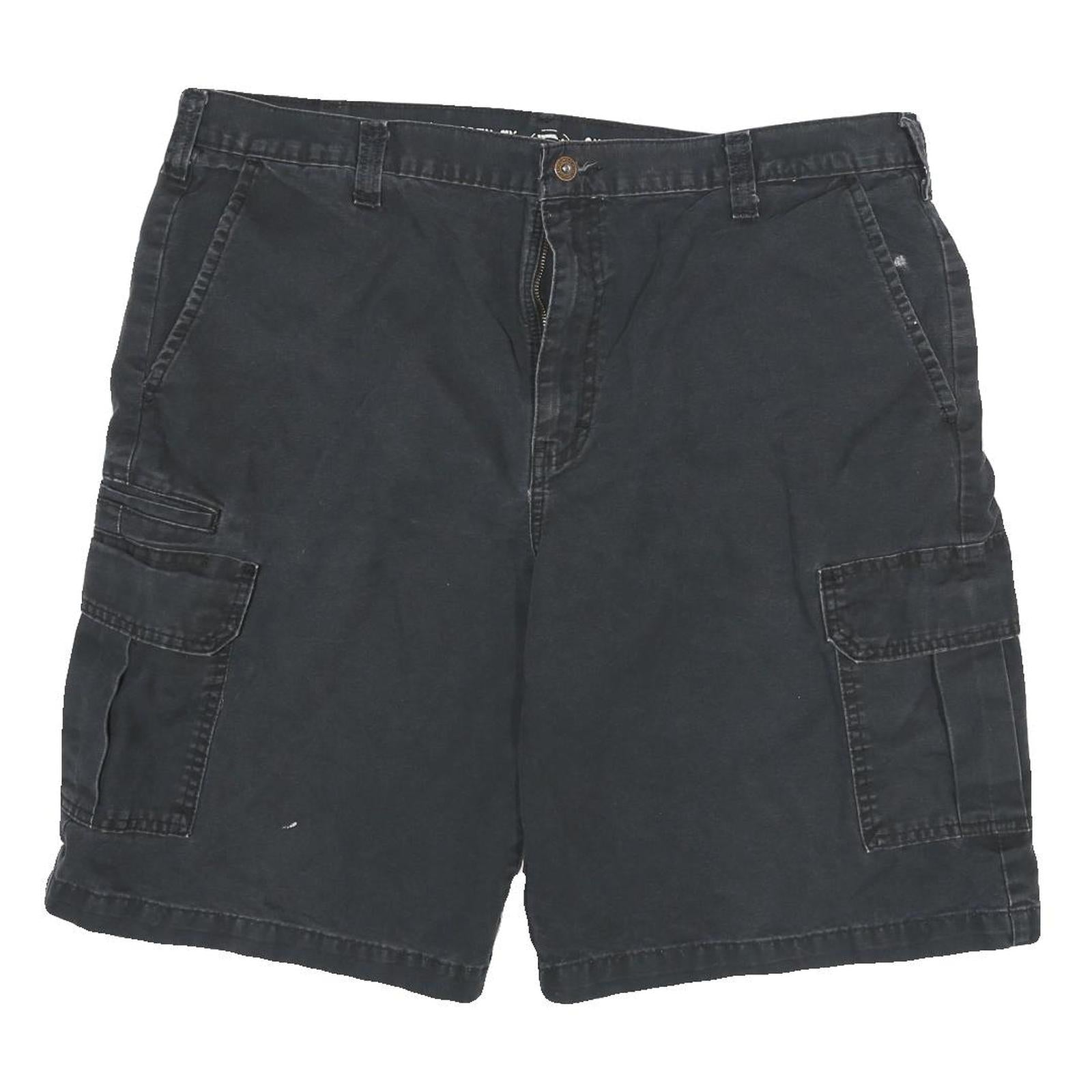 DICKIES Mens Cargo Black Cotton Blend Shorts 3XL W38 Workwear Utility Pocket Refurbished - N/A refurbished available on Cerqular