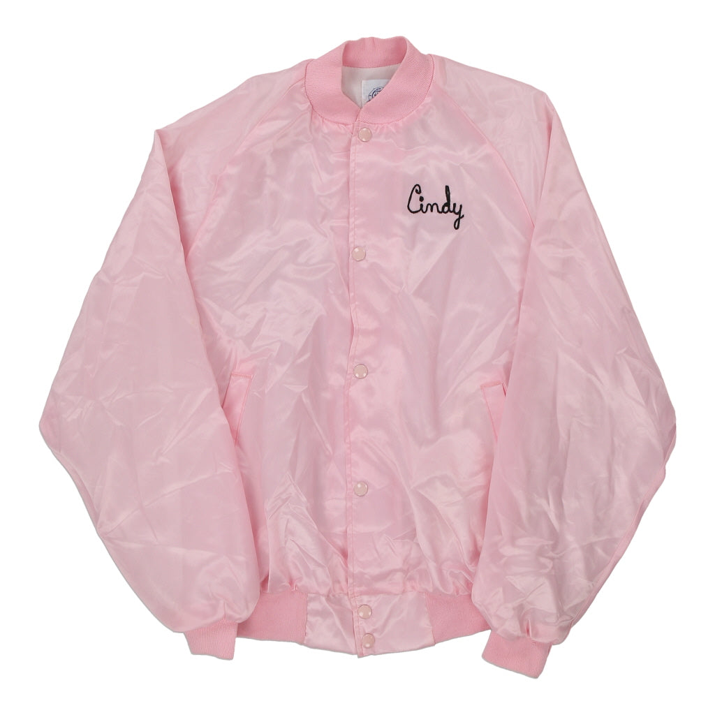 Buy Made in USA Pink Ladies Cruisin Usa Varsity Jacket - Medium Pink Nylon Blend | Size: medium Refurbished - $10.04 Made in USA Pink Ladies Cruisin Usa Varsity Jacket - Medium Pink Nylon Blend | Size: medium Refurbished - Thrifted (note: this is a term often used to describe second- refurbished available on Cerqular
