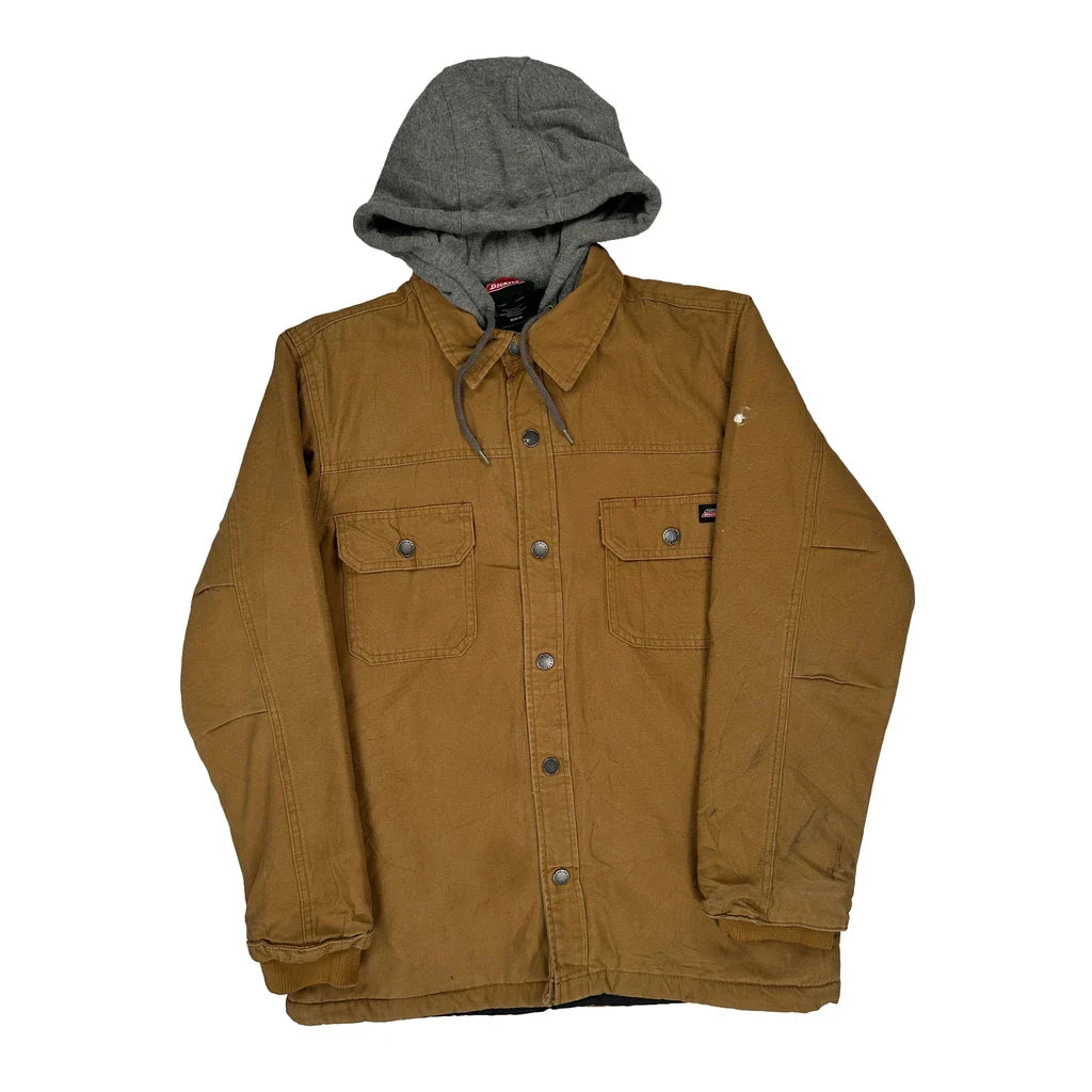 Buy Dickies Jacket - Medium Brown Cotton Refurbished - $60.29 Dickies Jacket - Medium Brown Cotton Refurbished - Thrifted (note: this is a term often used to describe second- refurbished available on Cerqular