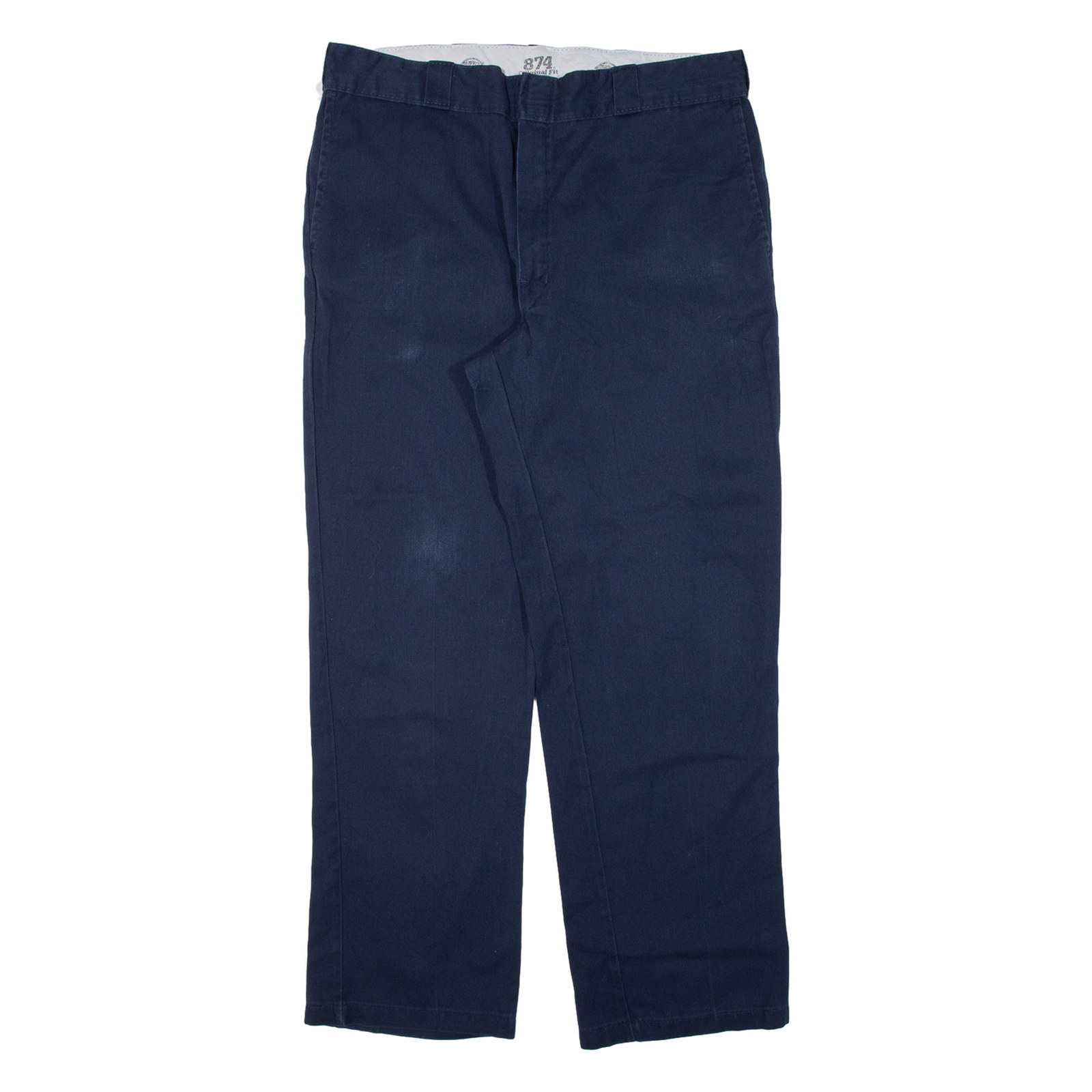 DICKIES 874 Workwear Mens Trousers Blue Regular Straight W38 L32 Refurbished - N/A refurbished available on Cerqular