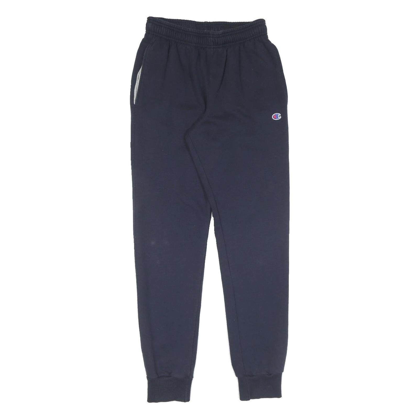 Buy CHAMPION Mens Joggers Navy Blue S W26 L32 Logo Slim Tapered Casual Wear Refurbished - $22.09 CHAMPION Mens Joggers Navy Blue S W26 L32 Logo Slim Tapered Casual Wear Refurbished - N/A refurbished available on Cerqular