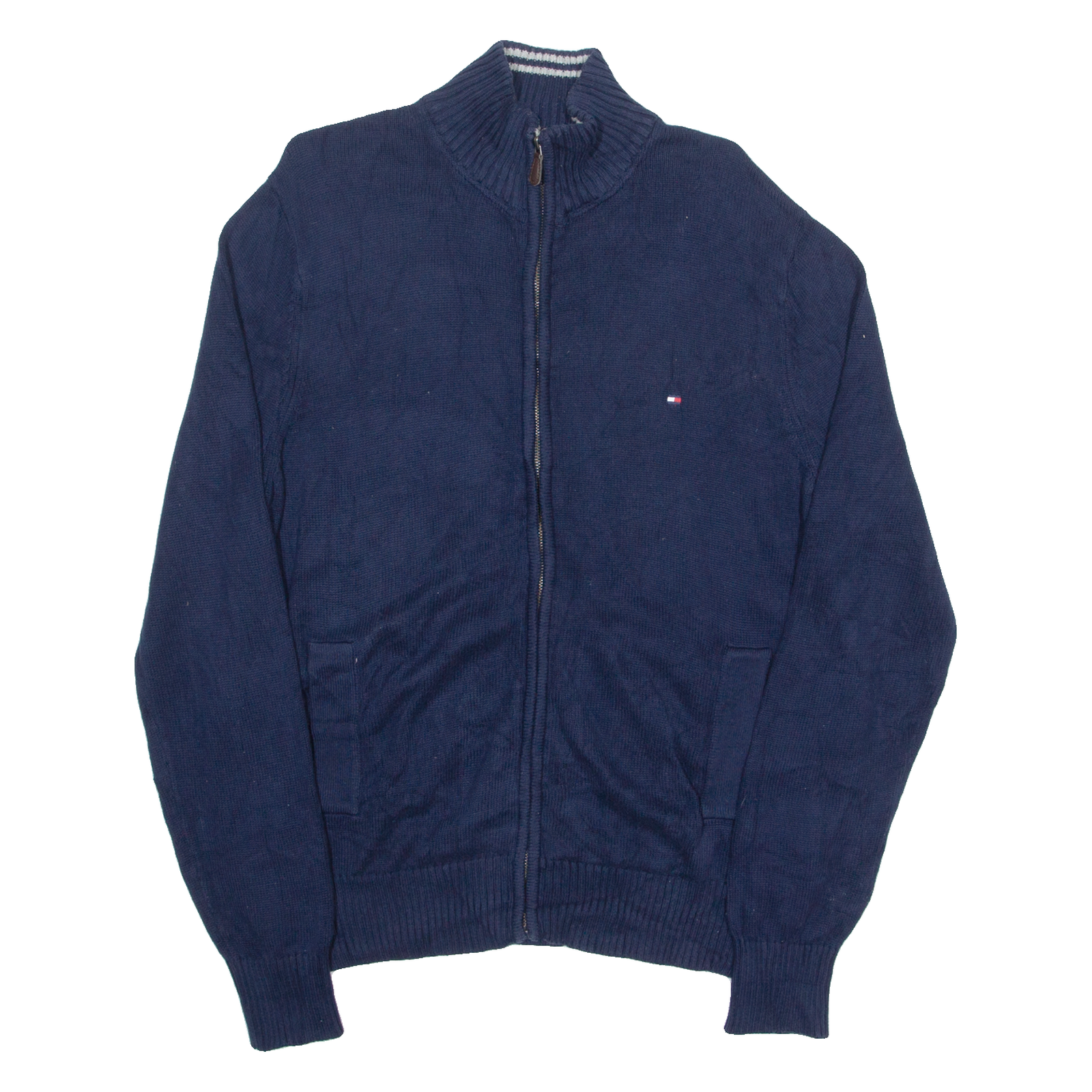 Buy TOMMY HILFIGER Mens Jumper Blue High Neck Tight Knit L Refurbished - $28.59 TOMMY HILFIGER Mens Jumper Blue High Neck Tight Knit L Refurbished - N/A refurbished available on Cerqular