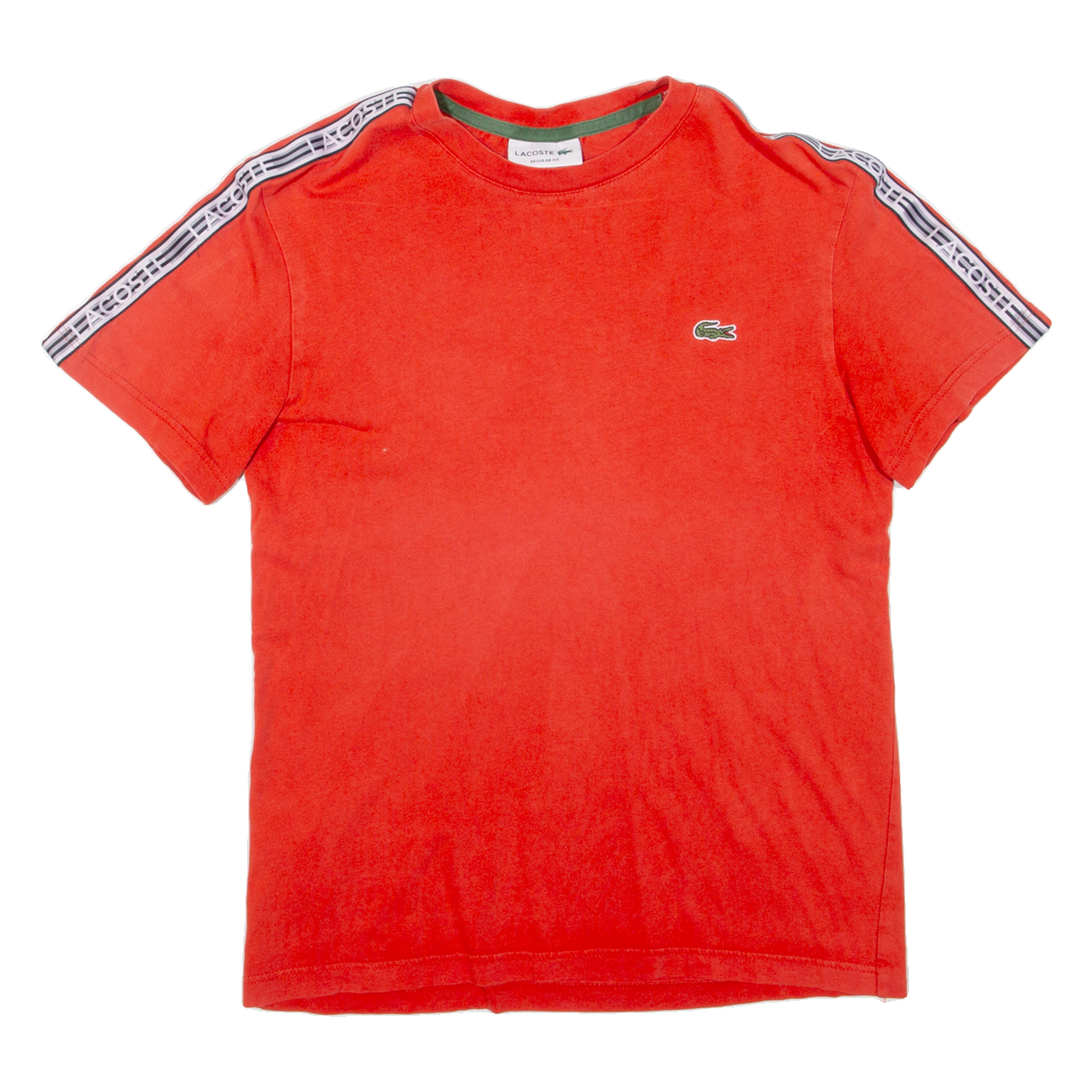 LACOSTE Mens T-Shirt Orange XS Refurbished - N/A refurbished available on Cerqular
