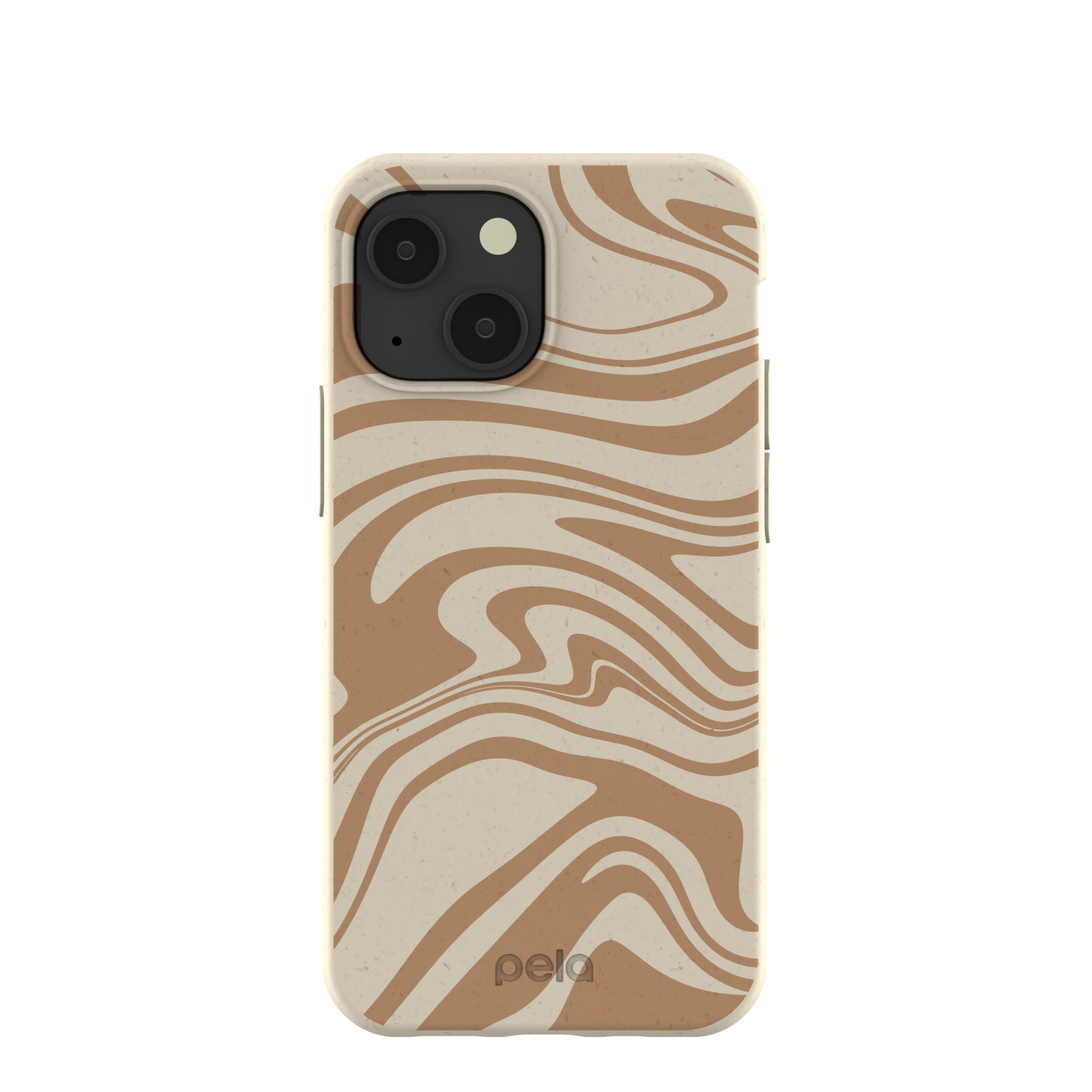 London Fog Cappuccino iPhone 13 Mini Case Refurbished - Pela Case refurbished available on Cerqular