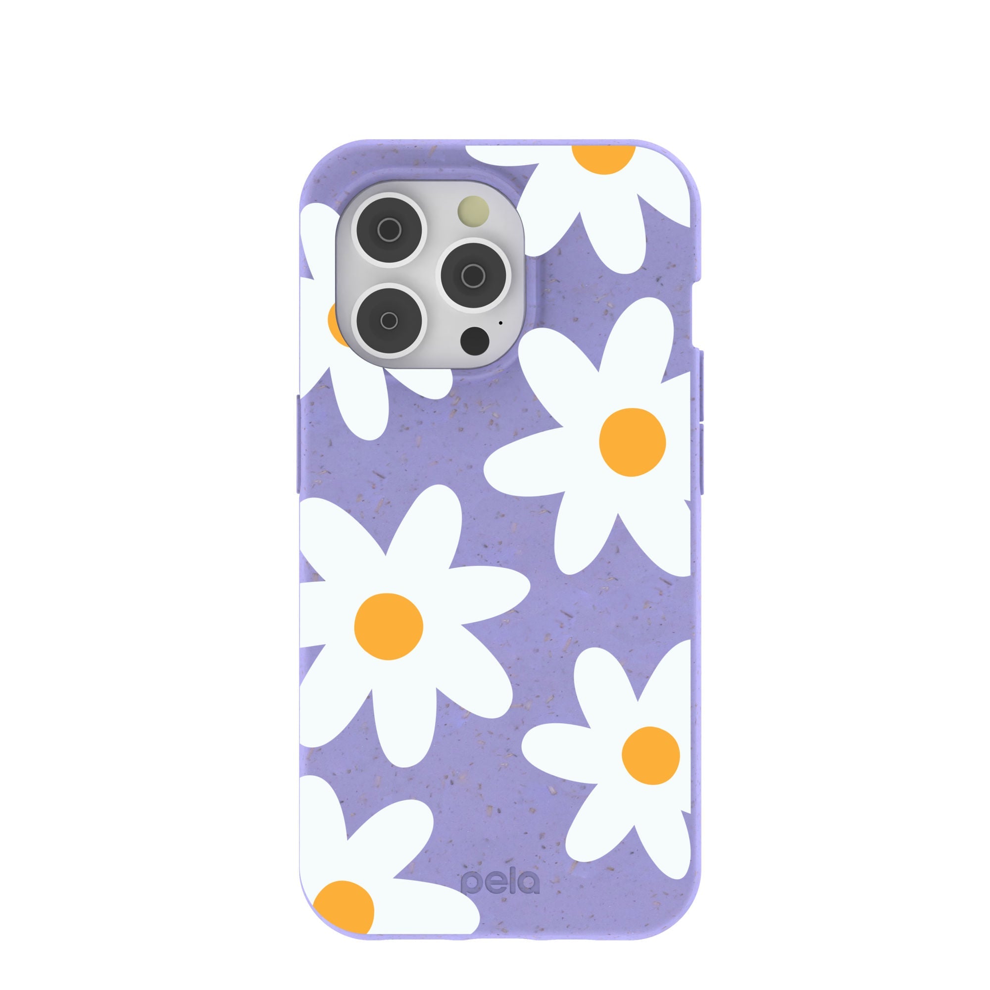 Lavender Daisy iPhone 14 Pro Case Refurbished - Pela Case refurbished available on Cerqular
