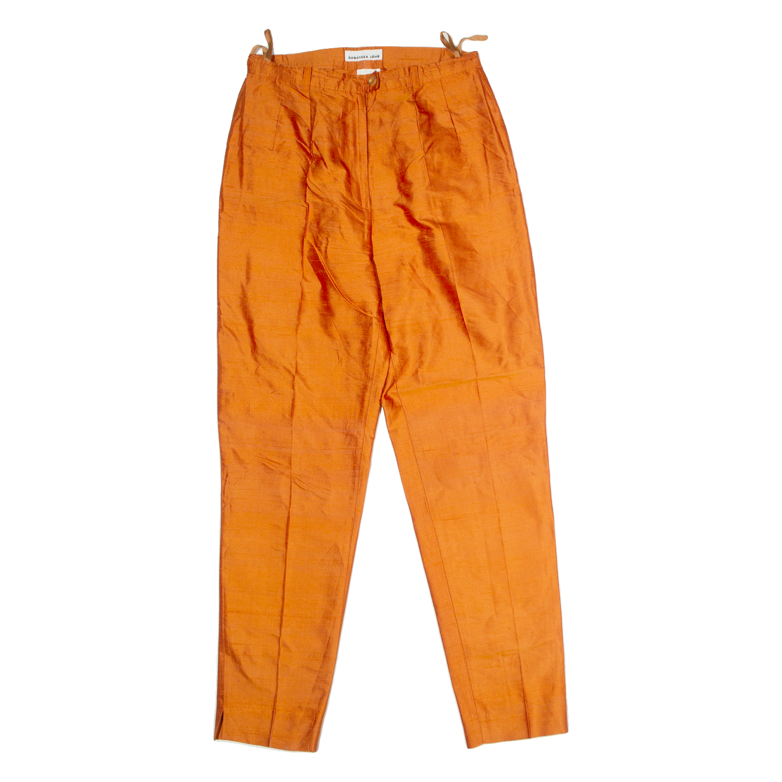 DOROTHEA LOHR Womens Trousers Orange Regular Straight 90s W28 L30 Refurbished - N/A refurbished available on Cerqular