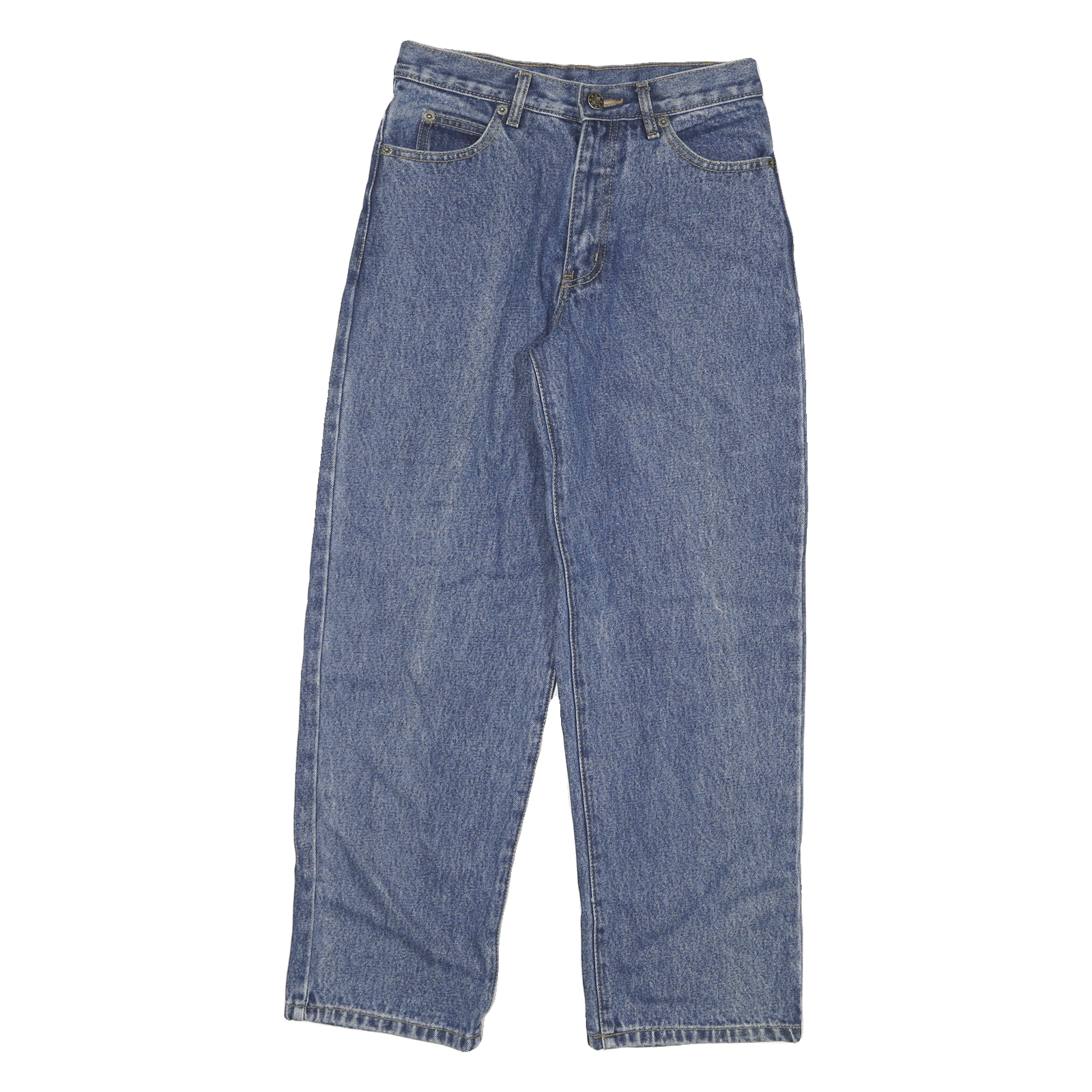 TL Womens Relaxed Blue Denim Medium W26 L27 Cotton Zip Casual Pockets Jeans Refurbished - N/A refurbished available on Cerqular