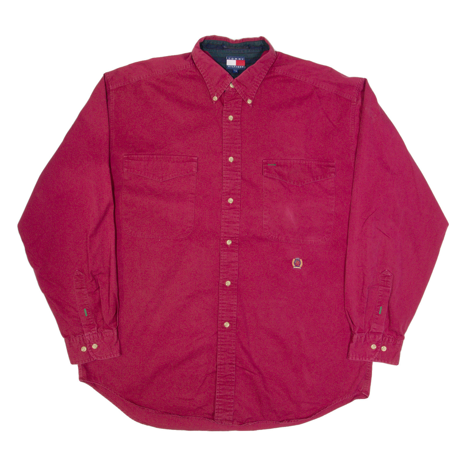 Buy TOMMY HILFIGER Mens Plain Shirt Maroon Long Sleeve L Refurbished - $31.19 TOMMY HILFIGER Mens Plain Shirt Maroon Long Sleeve L Refurbished - N/A refurbished available on Cerqular