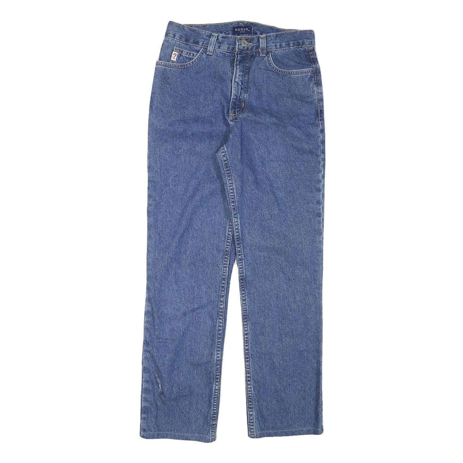 Buy GUESS Womens Blue Regular Straight Denim Rinse W26 L27 Zip Jeans Refurbished - $41.59 GUESS Womens Blue Regular Straight Denim Rinse W26 L27 Zip Jeans Refurbished - N/A refurbished available on Cerqular
